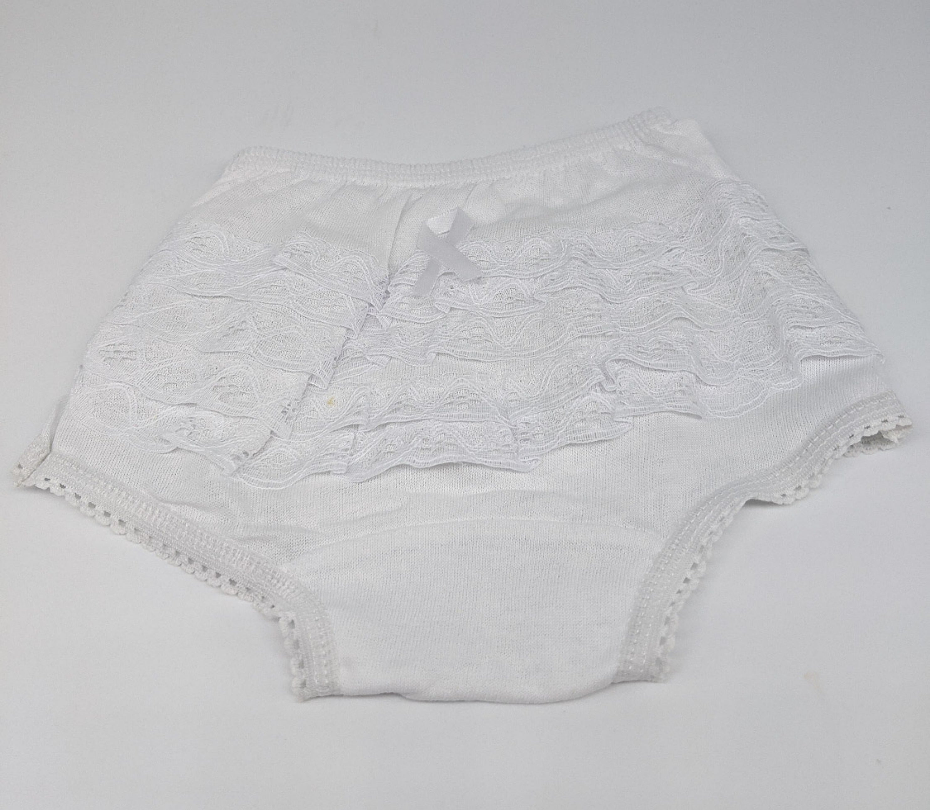 Bragas con volantes para bebé niña Bloomers ropa interior para niños pequeños Olan Calzon Bebe (tallas 1-6) - Imagen 5 de 5