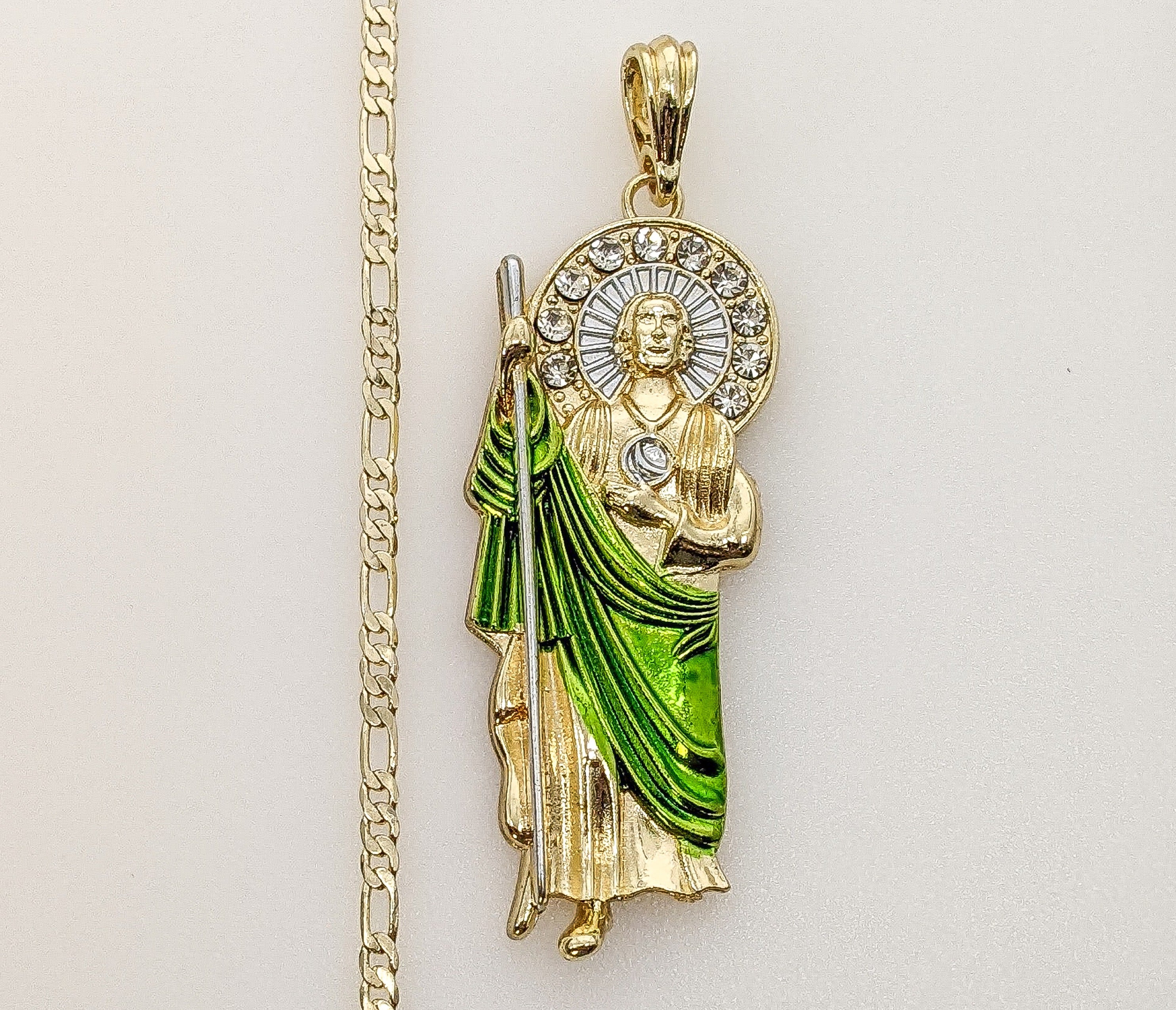 Bellissimo Braccialetto Con Catena Cubana Di Colore Placcato Oro - Foto 10