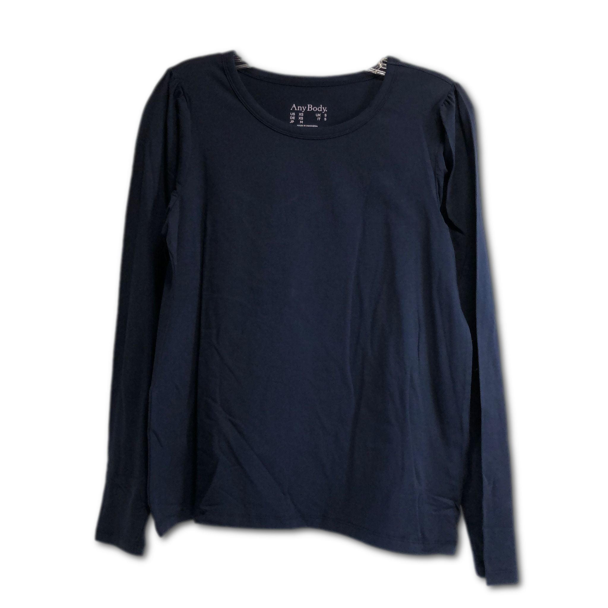 AnyBody Cozy Knit Puff Sleeve Top