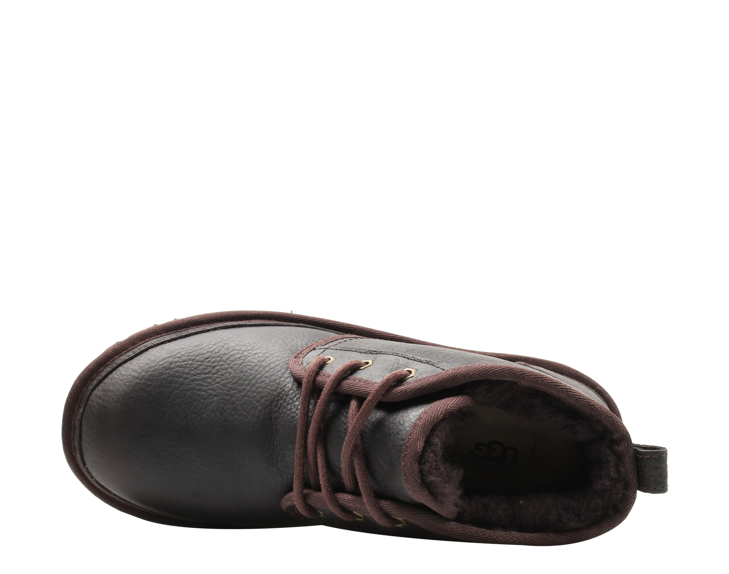 UGG Neumel Men\'s US 13 China Tea Leather Wool Lined Casual Chukka Boot‎ 1008908 UGG Men main image 4