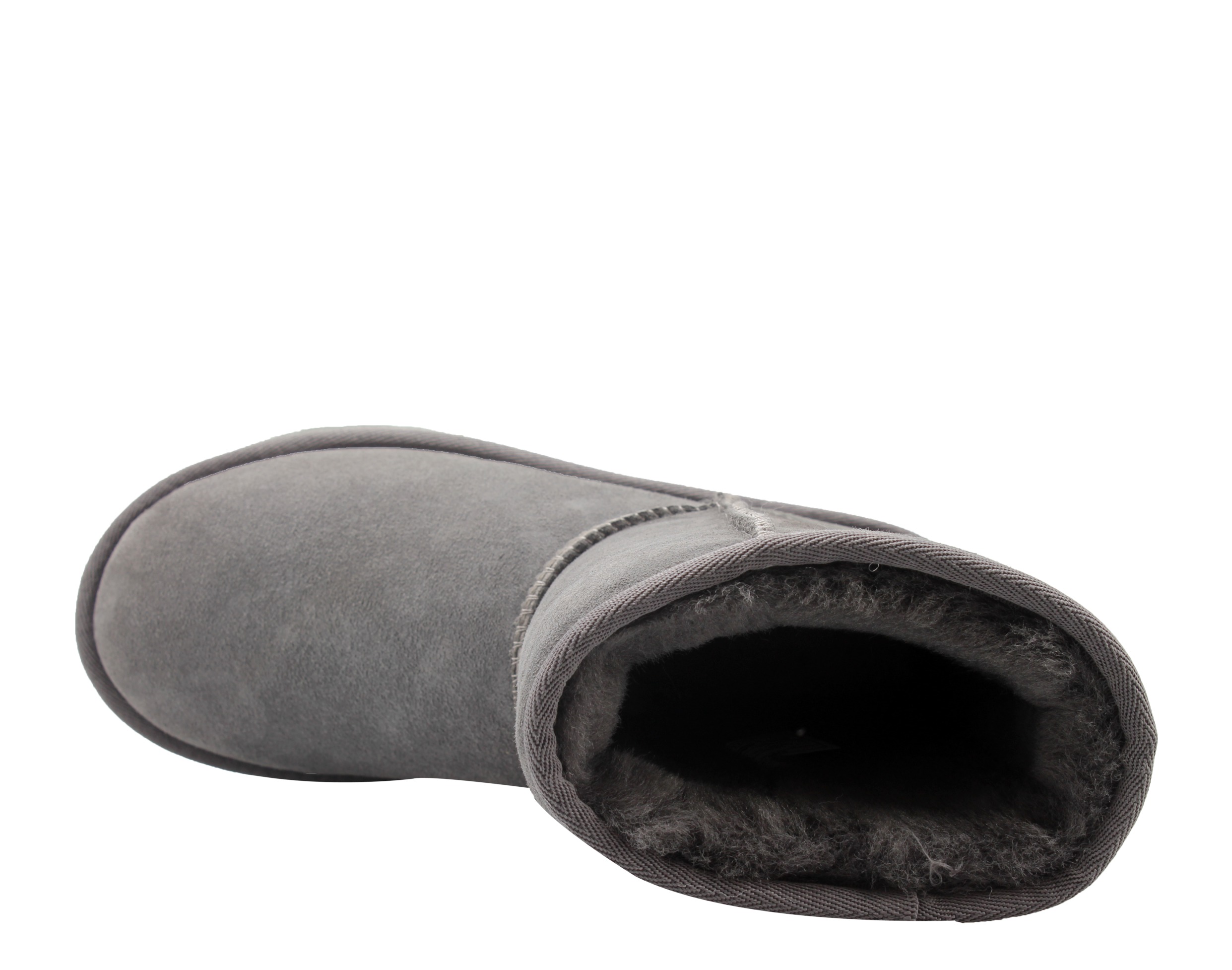 ☆関税込☆UGG★UGG W Classic Short II★Grey UGG CLASSIC TALL II GREY SUEDE SHEEPSKIN BOOTS SIZE US YOUTH