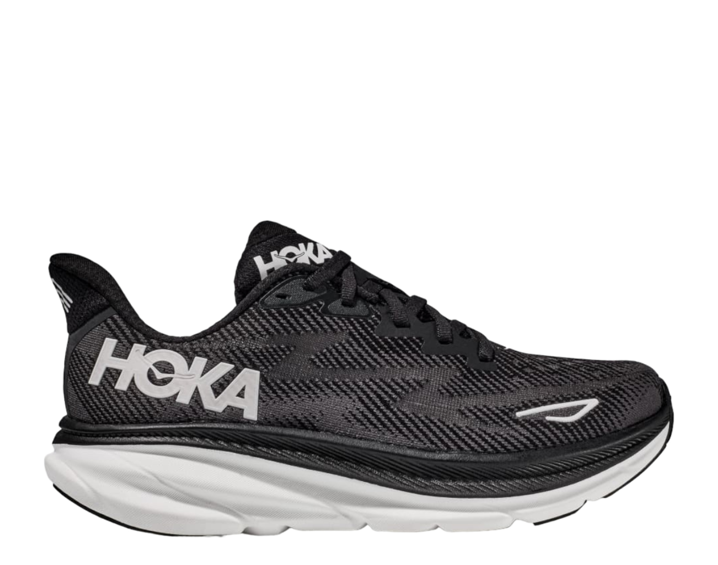 Hoka Clifton 9 Black/White Men
