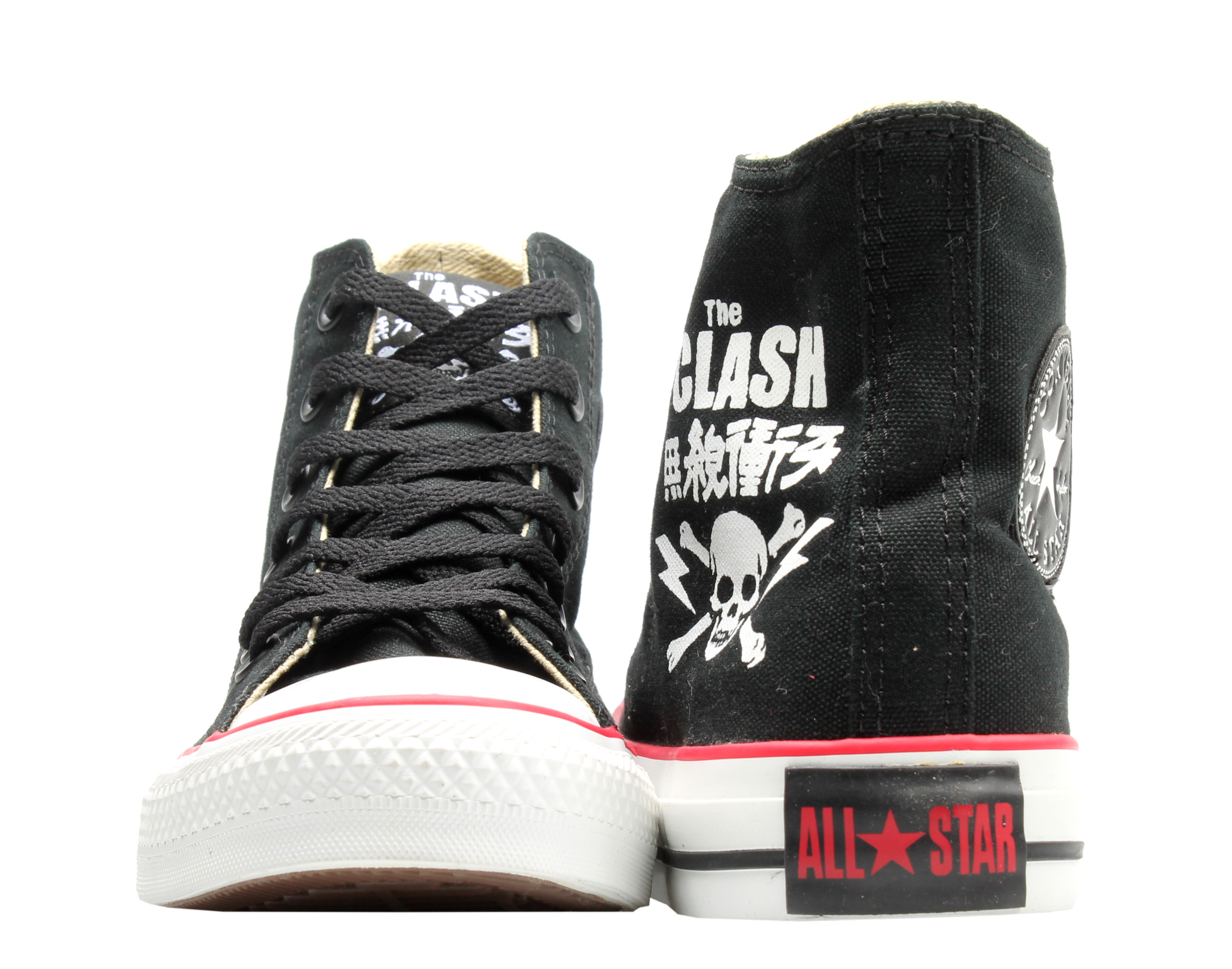 Converse Chuck Taylor All Star The Clash 2 Black/Red Hi Sneakers