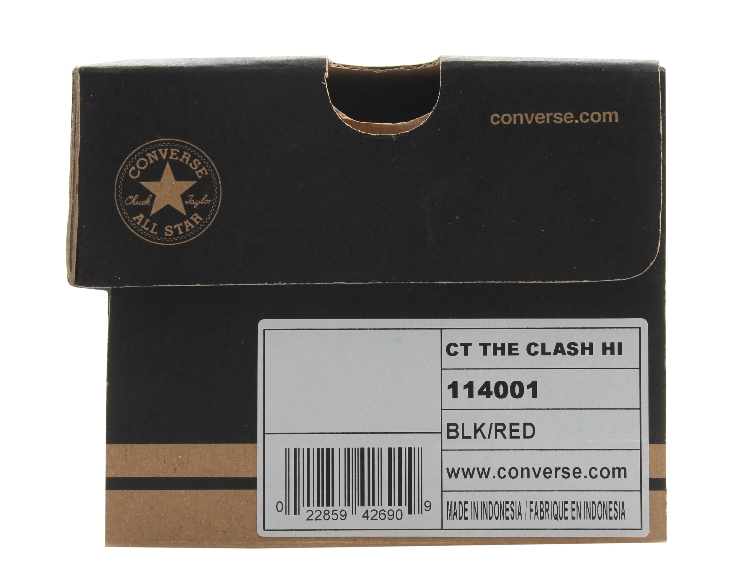 Converse Chuck Taylor All Star The Clash 2 Black/Red Hi Sneakers