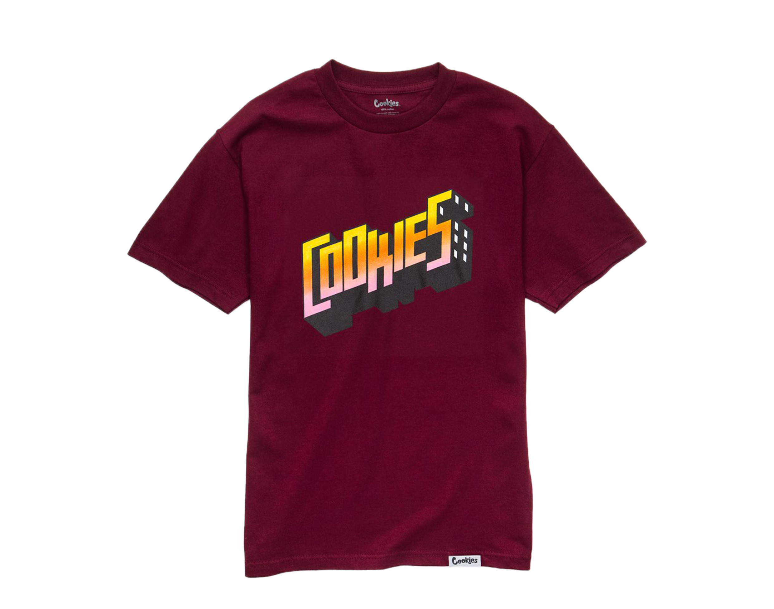 Cookies Retro Burgundy Men's Tee Shirt 1546T4378-BUR | eBay