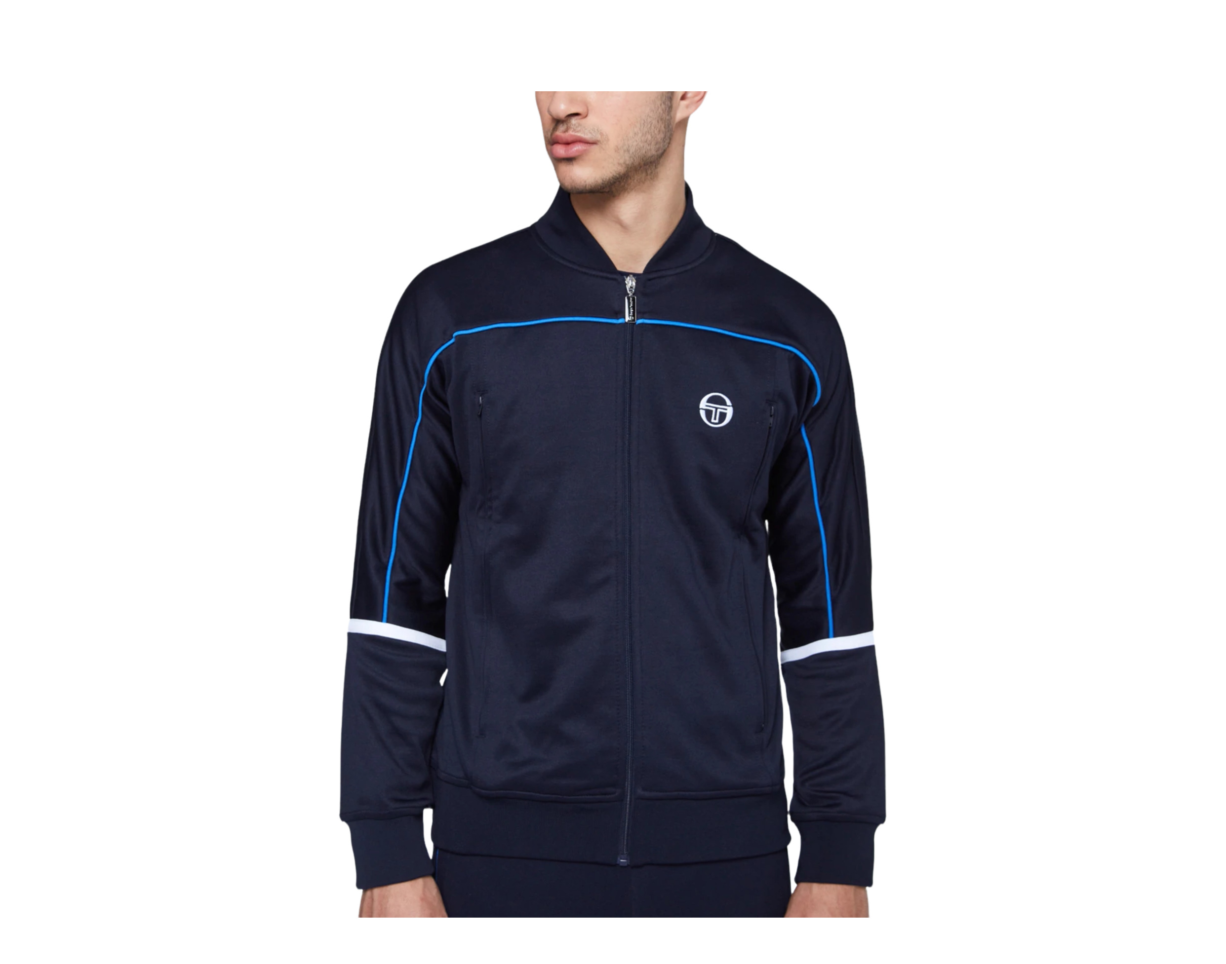 Sergio Tacchini Amiscora Archivio Navy/Blue/White Track Jacket UKS2216183-269 - Picture 7 of 12