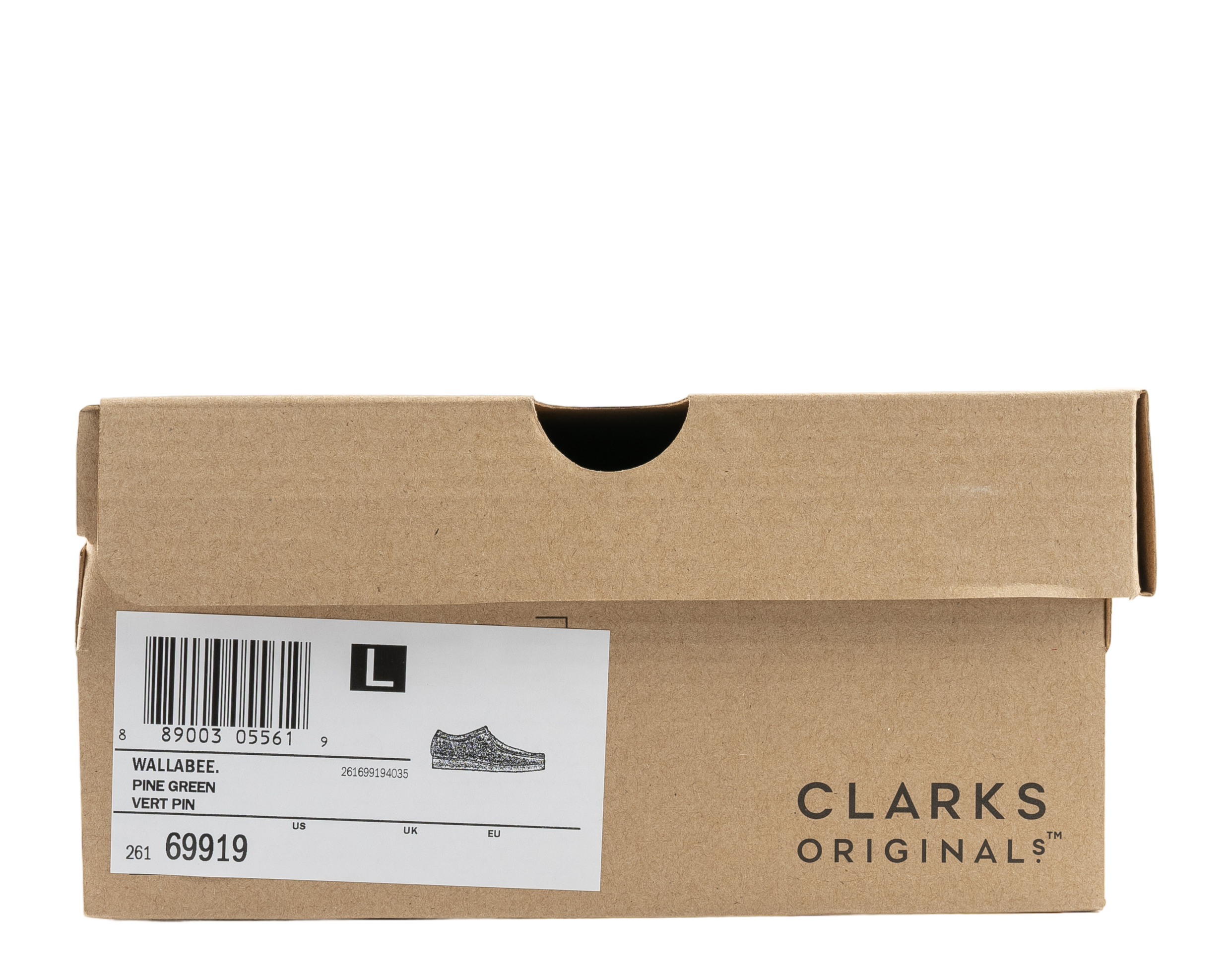 Clarks Originals Wallabee Pine Green Women's Casual Shoes 26169919 - Picture 15 of 16