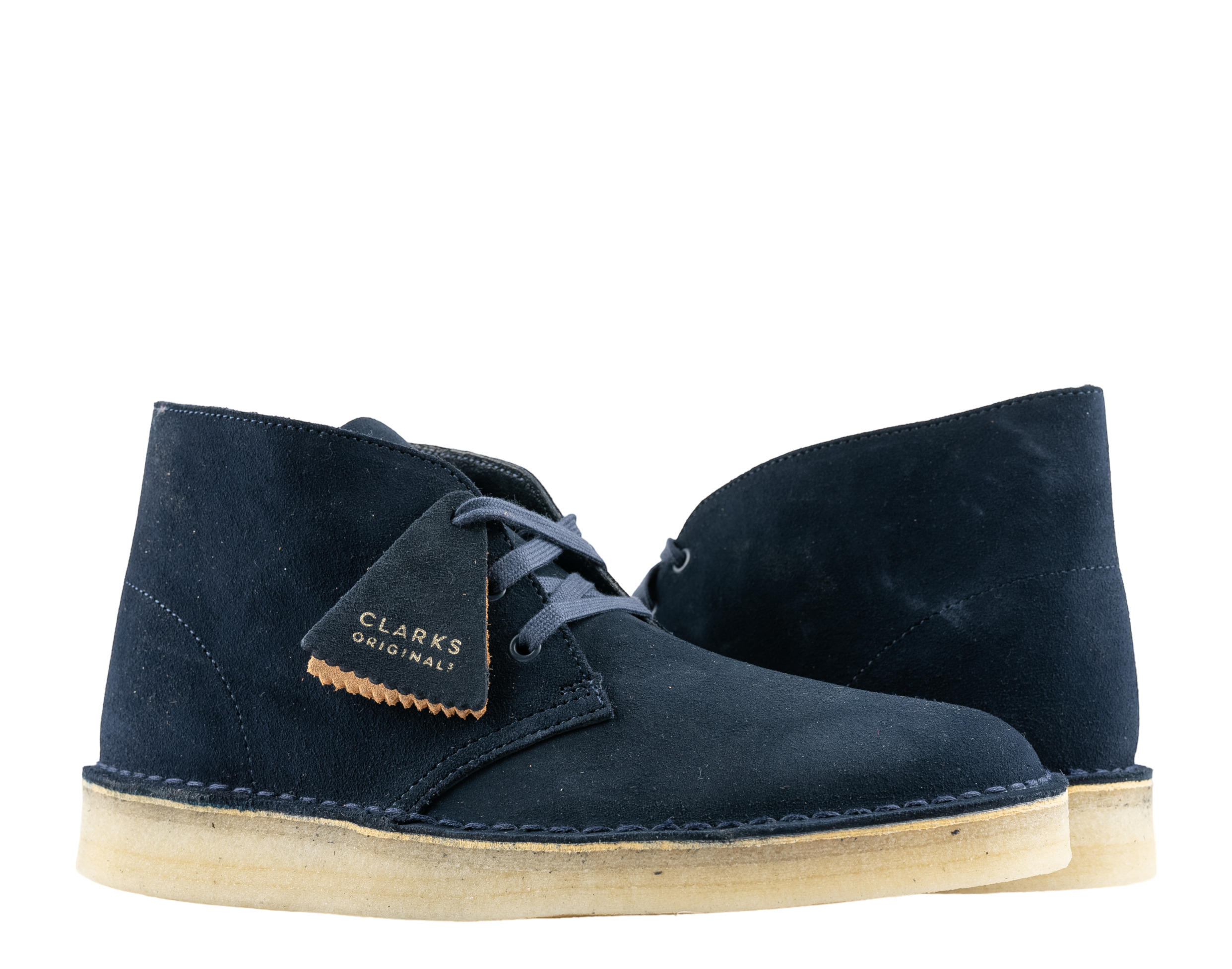 Clarks Originals Desert Coal Navy Suede Men display picture 1