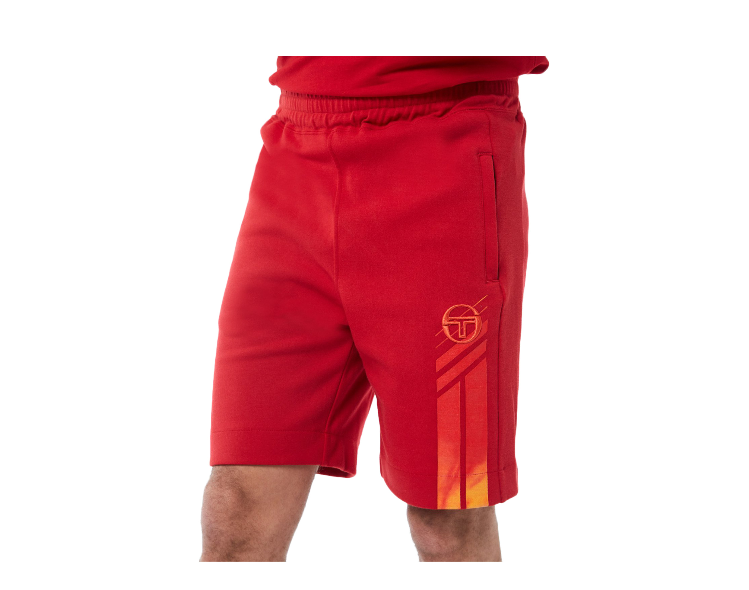 Sergio Tacchini Velocita Tango Red/Orange Men's Shorts STMS2138735