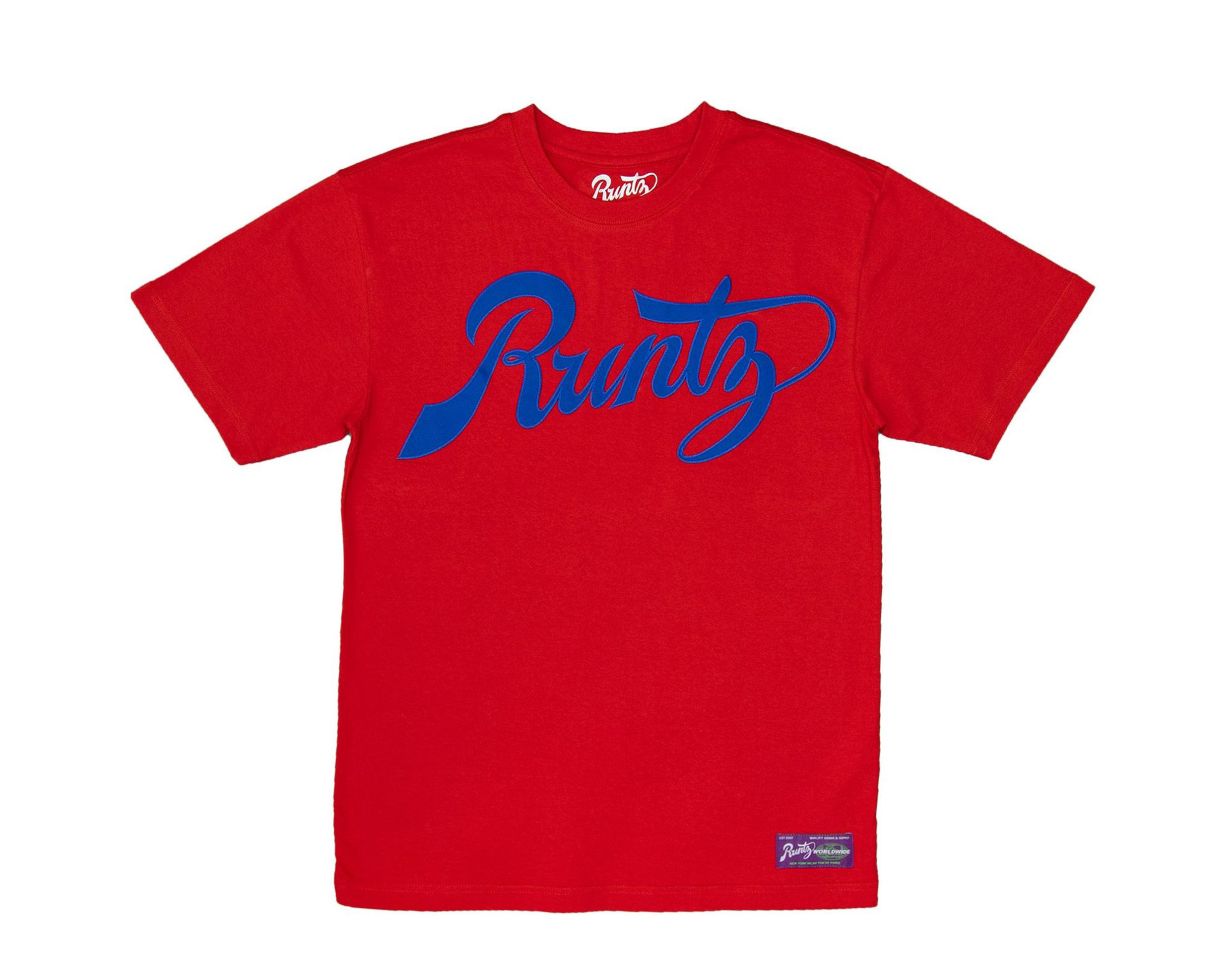 Runtz Sessions Red/Royal Blue Men's Tee Shirt 40215-RED | eBay