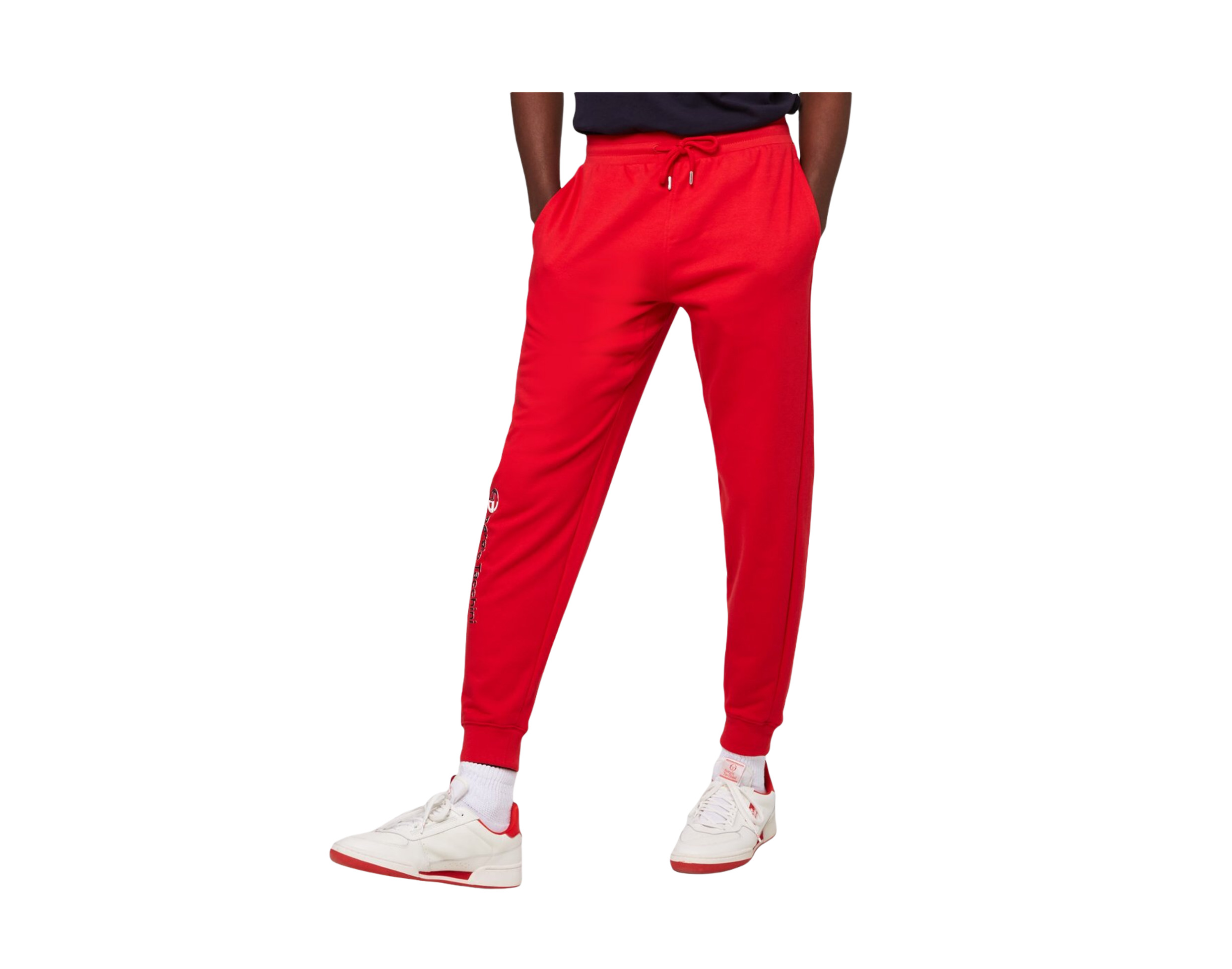 Sergio Tacchini Essential High Risk Red Sweatpants STF21M50177-633 - Picture 7 of 12