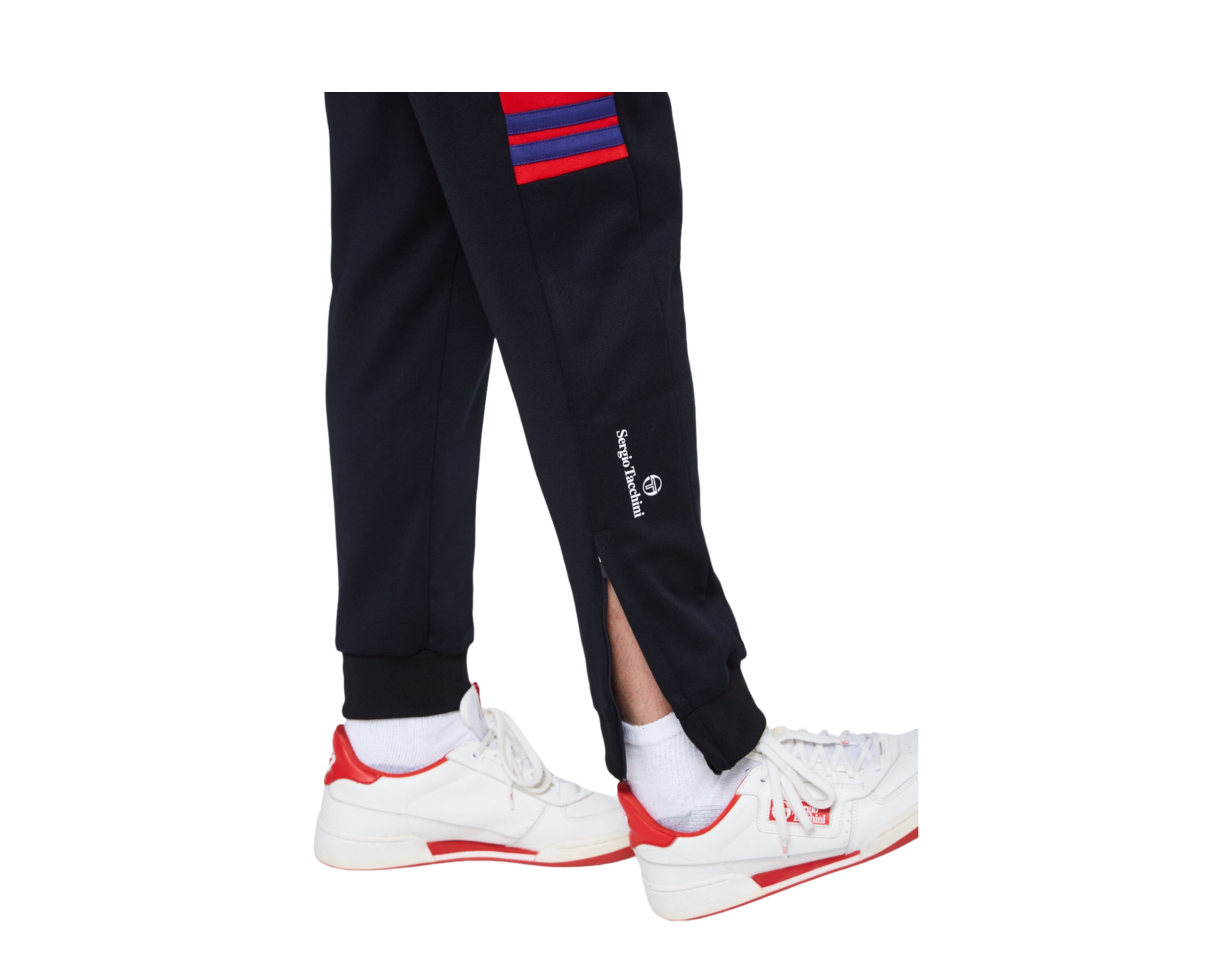 Sergio Tacchini Beal Track Pants Adrenaline Rush-Black/Red