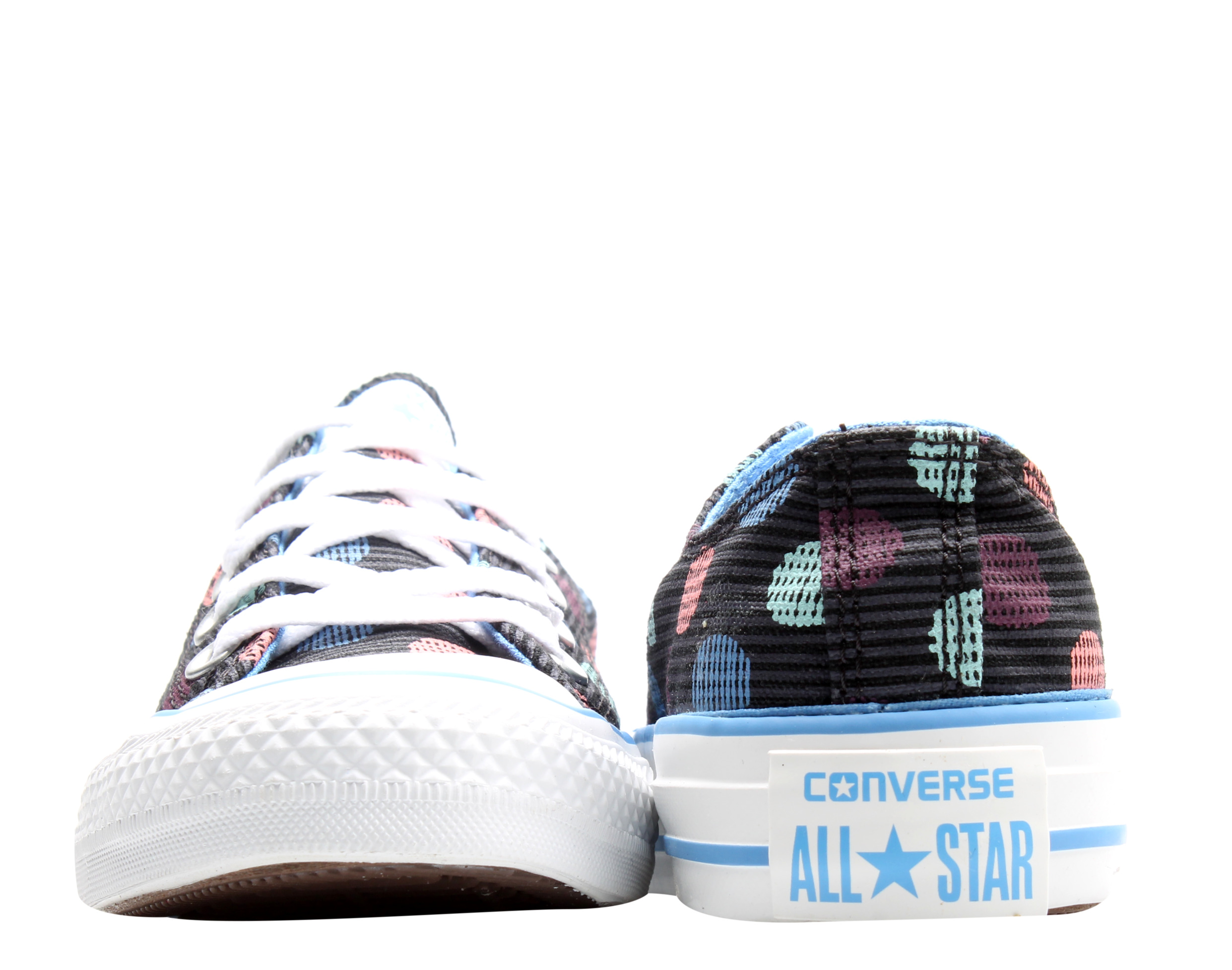 Converse Chuck Taylor All Star Ox Polka Dots Graphite Low Top Sneakers 542567C - Picture 7 of 8