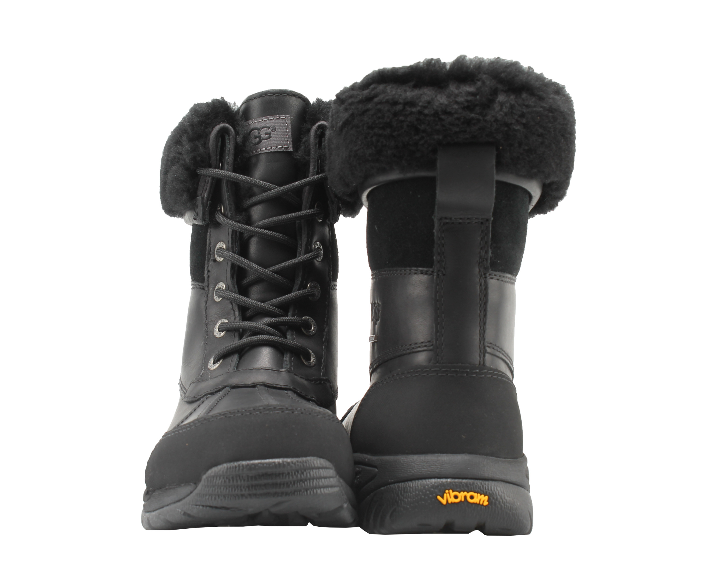 UGG Australia Butte Black Waterproof Leather Men display picture 2