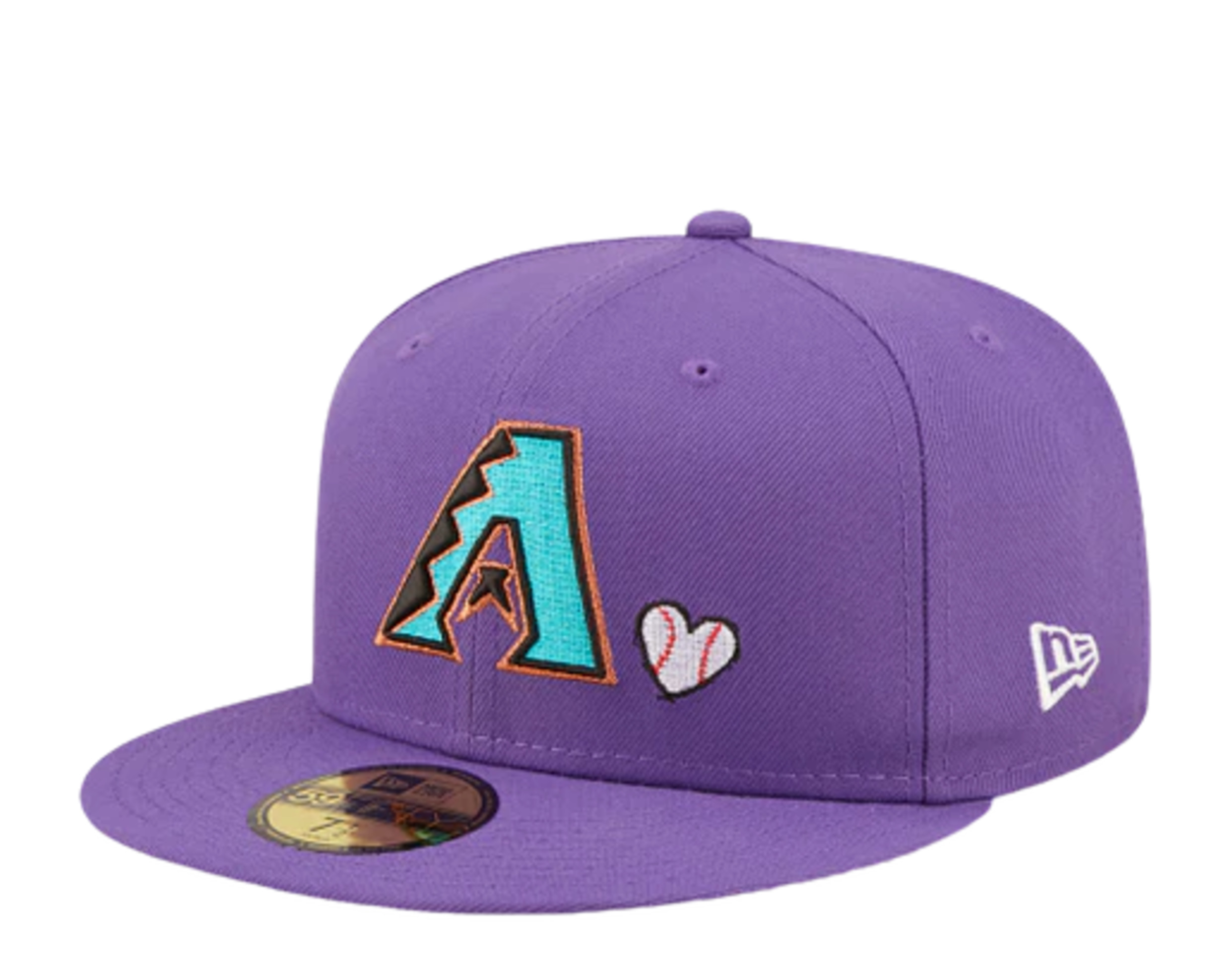 New Era Arizona Diamondbacks Team Heart 59FIFTY Fitted 60243666 - Purple 2001 - Bild 10 von 14
