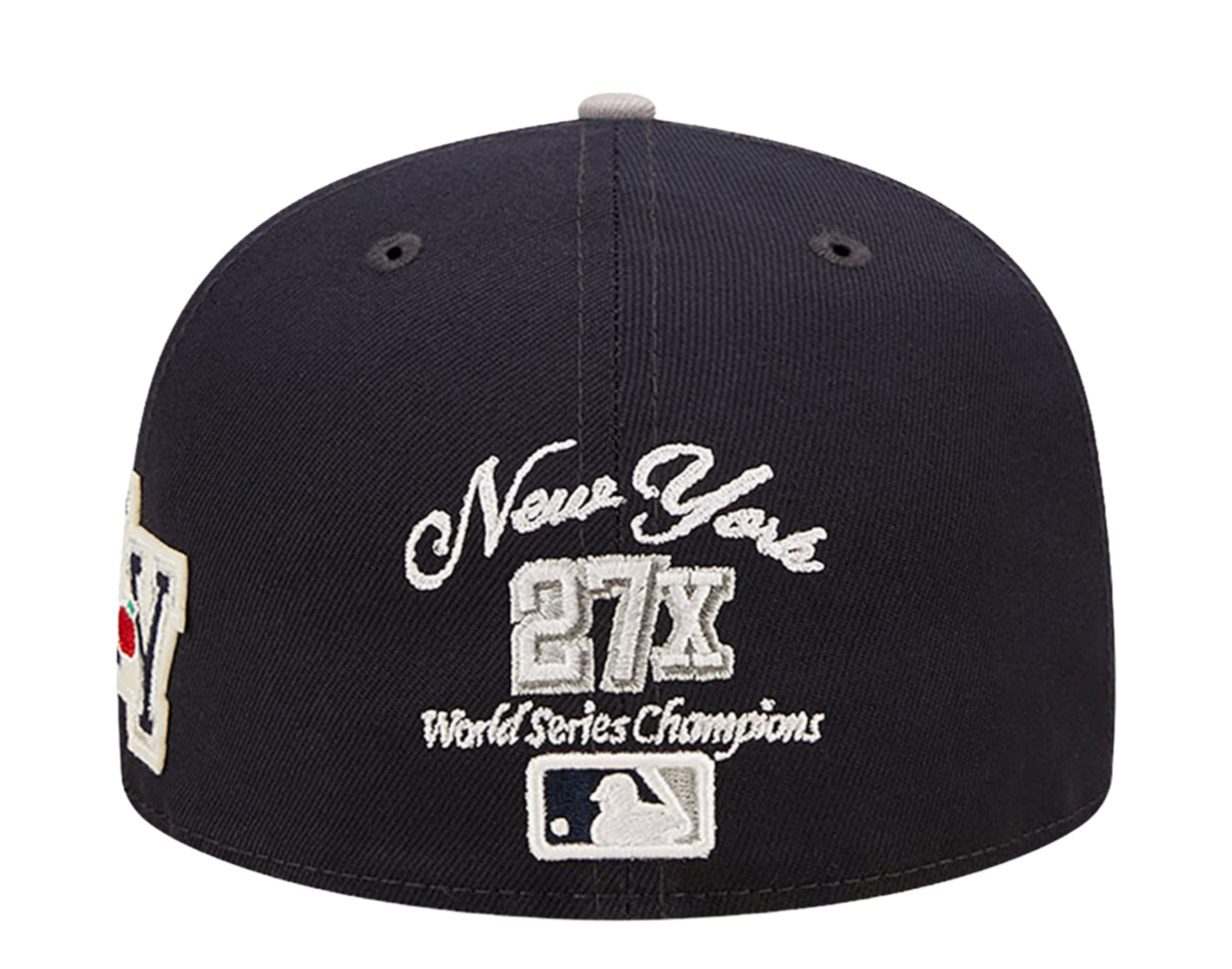 New Era New York Yankees Letterman 59FIFTY Passkappe 60296432 - marineblau/grau - Bild 12 von 14