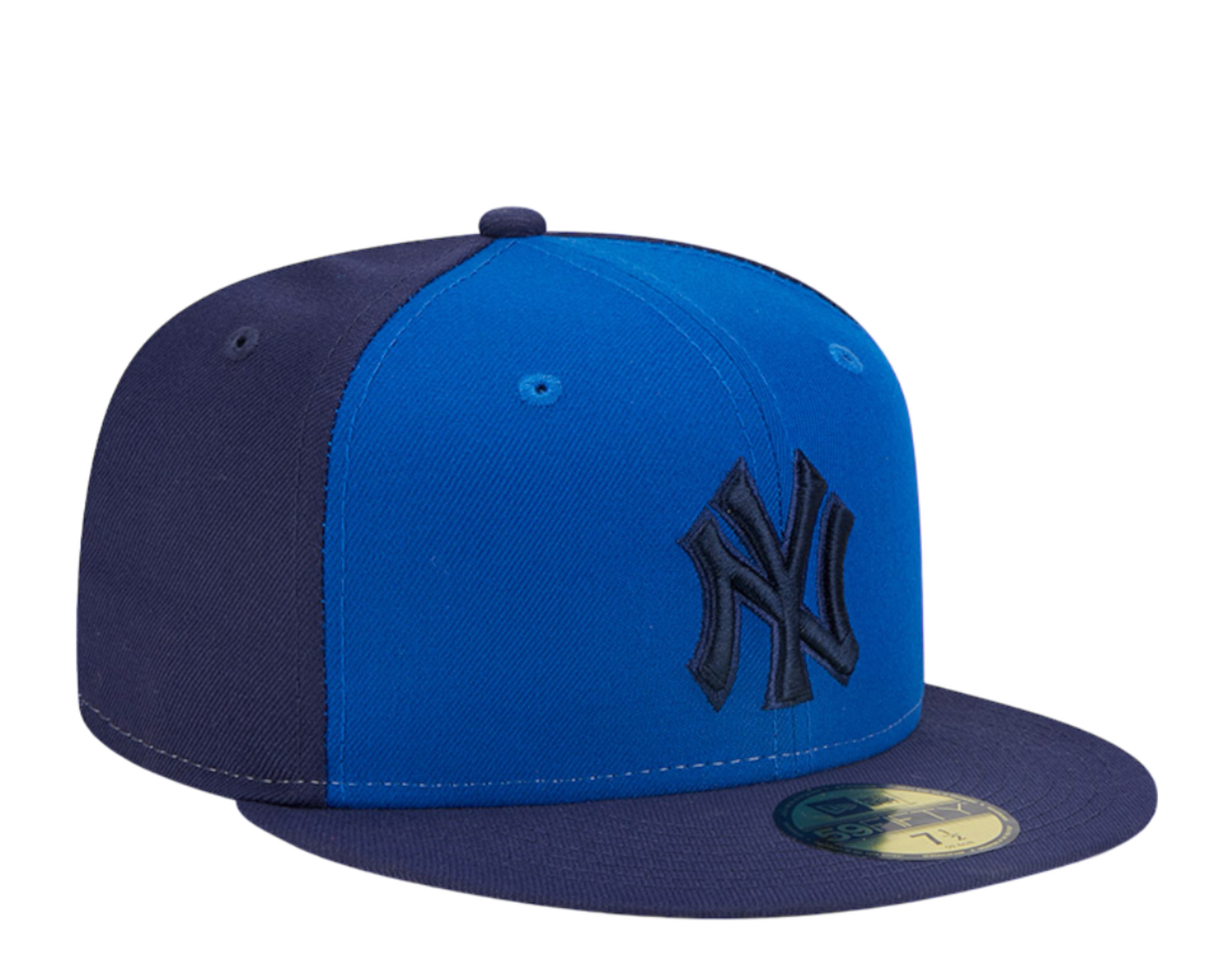 New Era New York Yankees Tri-Tone Team 59FIFTY Fitted 60355910 Blau - Bild 10 von 14