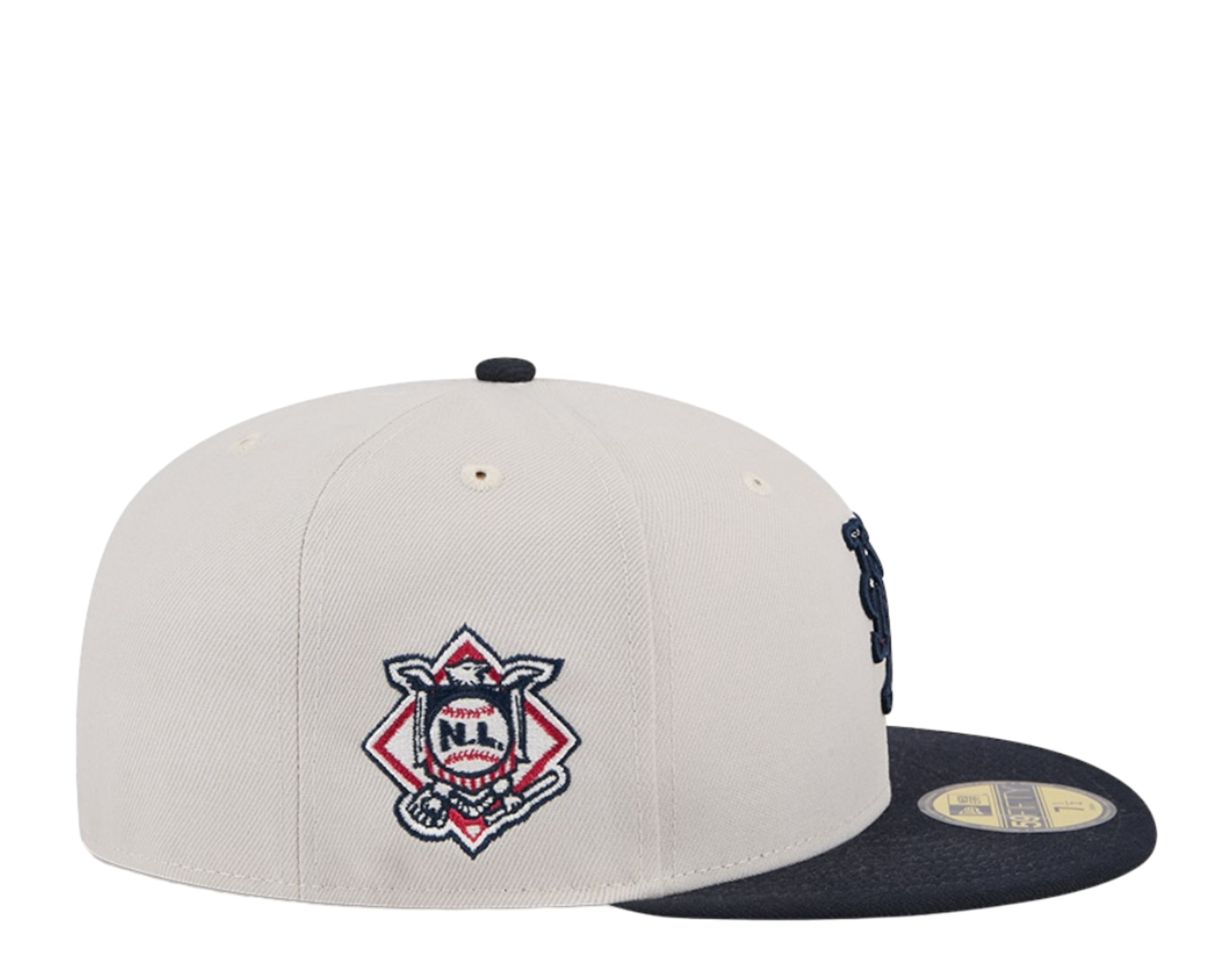 New Era New York Mets Independence Day 2024 59FIFTY Fitted 60506382 Gray Navy - Picture 11 of 14