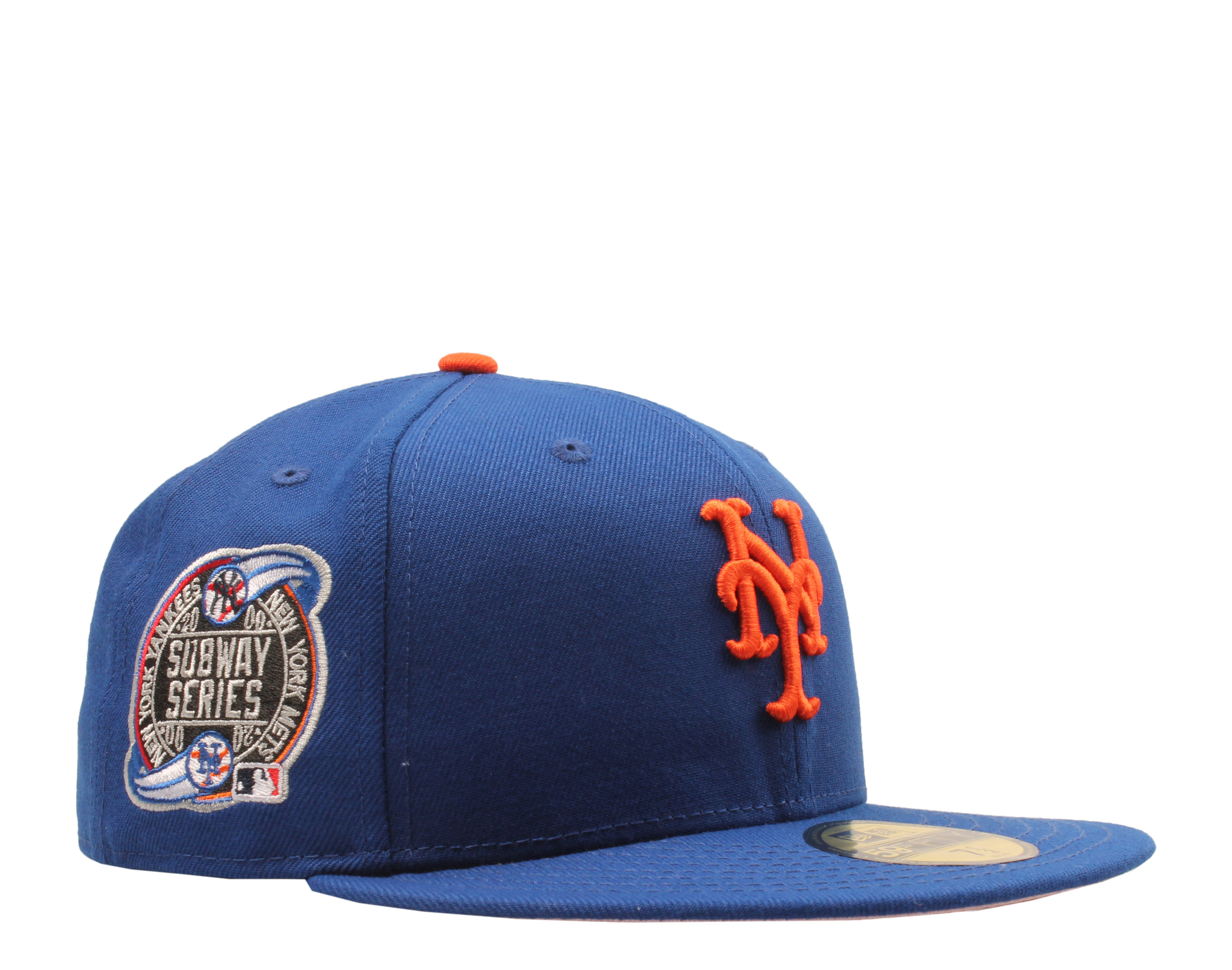 New Era 59Fifty MLB NY Mets 2000 U-Bahn-Serie passend mit rosa Unterteil - Bild 8 von 12