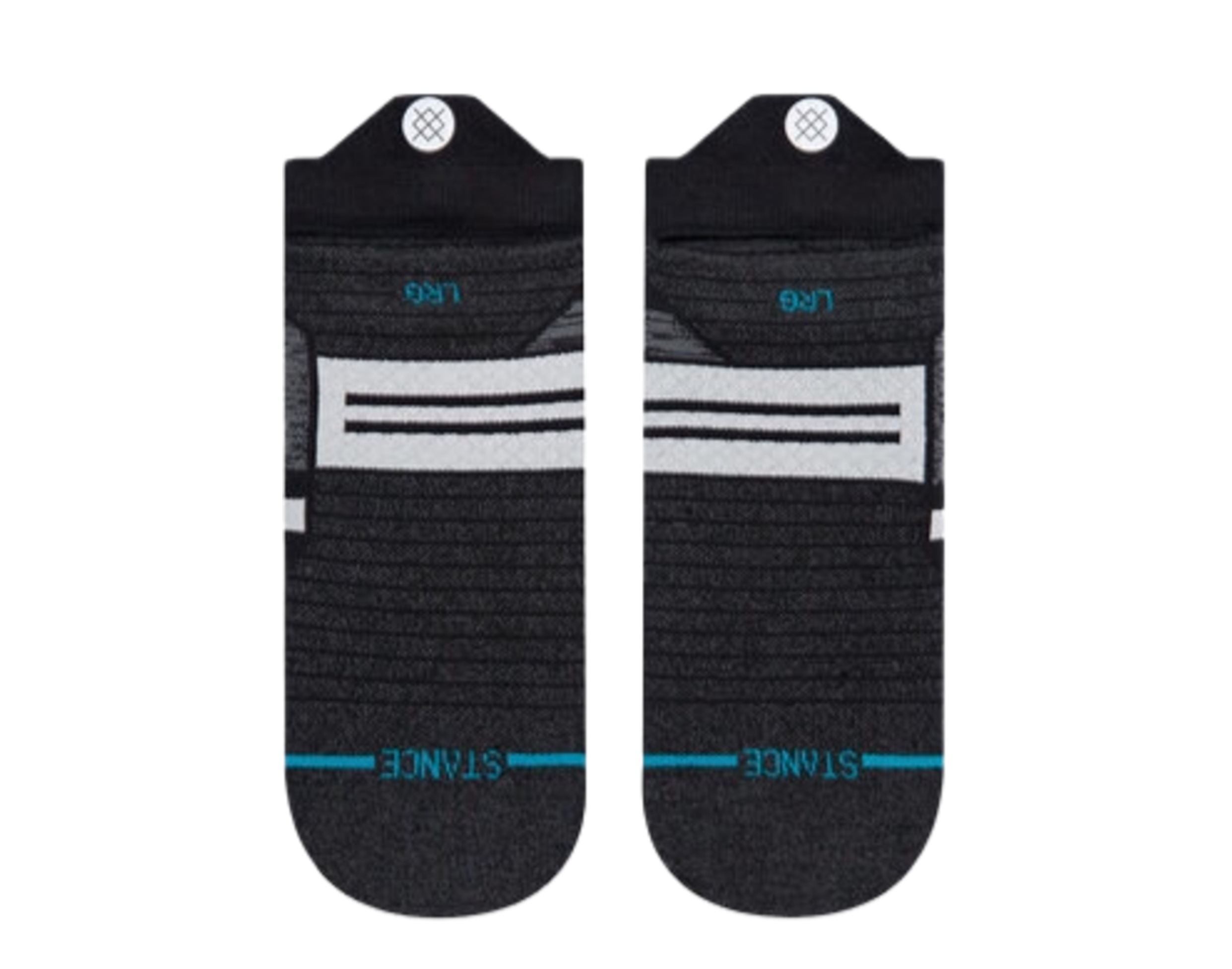 Stance Feel 360 Depart Tab Black Running Ankle Socks A218C22DEP