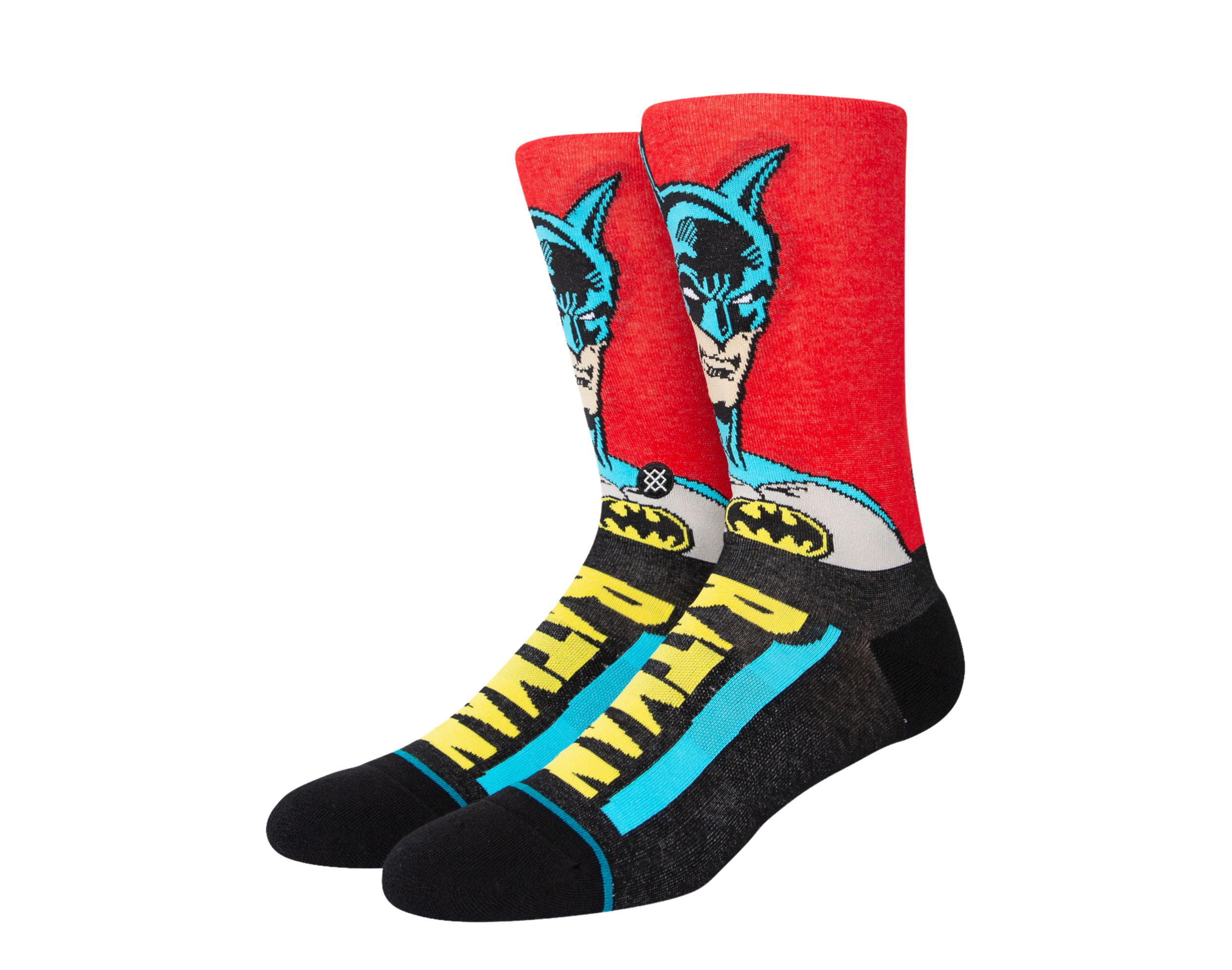 Stance x Batman Comic Crew Black/Red/Blue Socks A545D22BAT-BLK | eBay