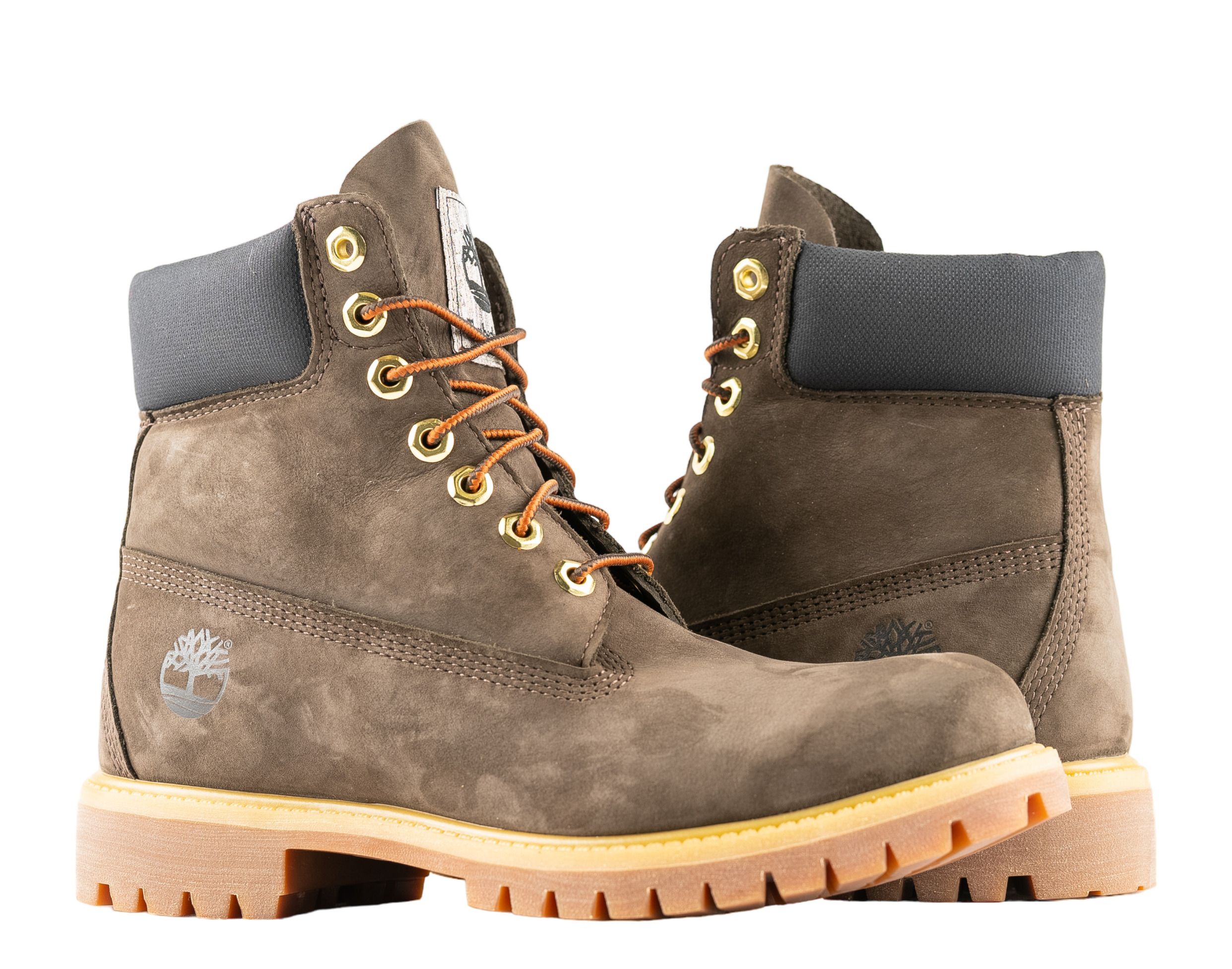 Timberland 6-Inch Premium Waterproof Dark Brown Nubuck Men's Boots TB0A5TJ5D54 - Picture 8 of 14