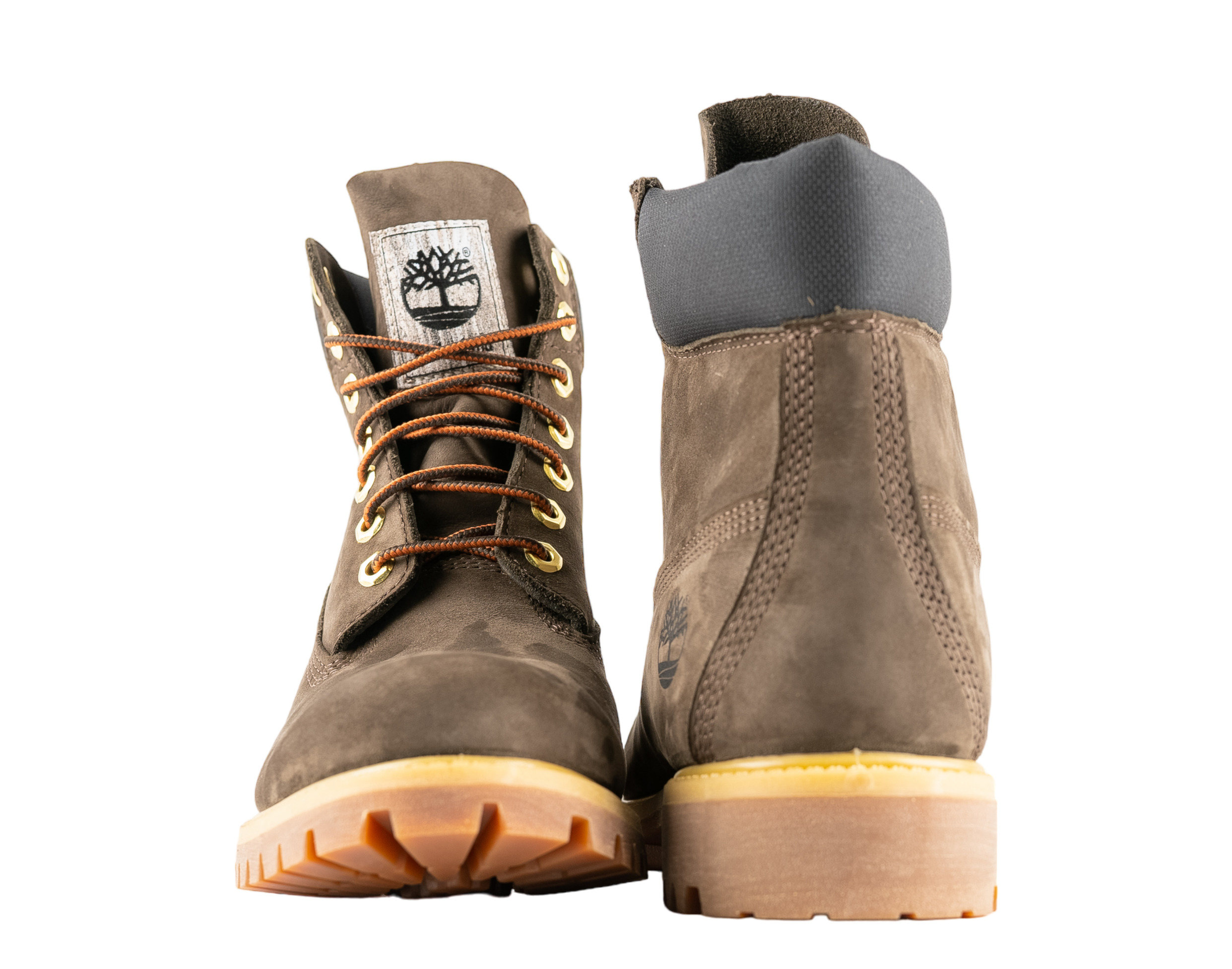 Timberland 6-Inch Premium Waterproof Dark Brown Nubuck Men's Boots TB0A5TJ5D54 - Picture 13 of 14