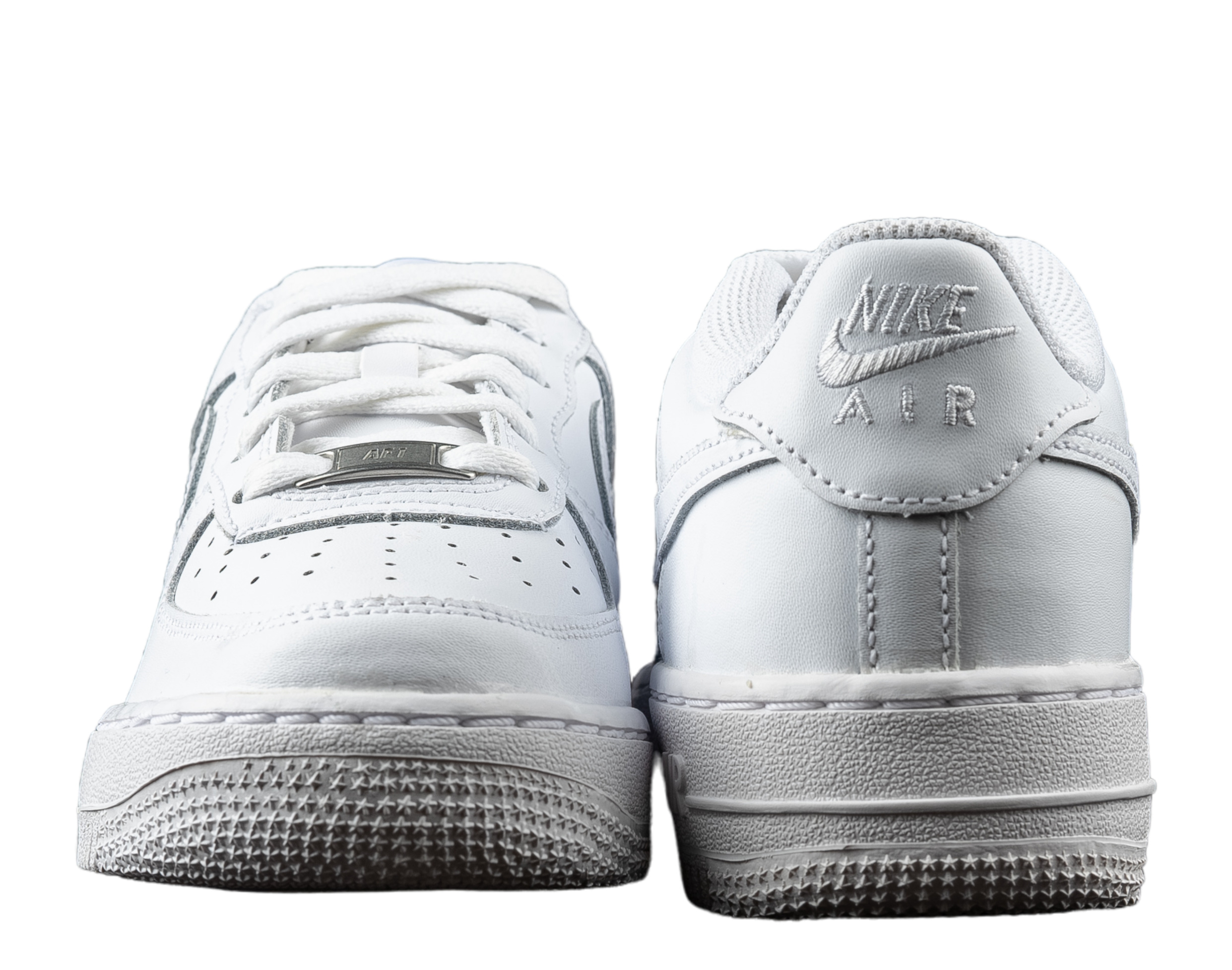 Nike Air Force 1 LE (GS) White/White Big Kids Basketball Shoes