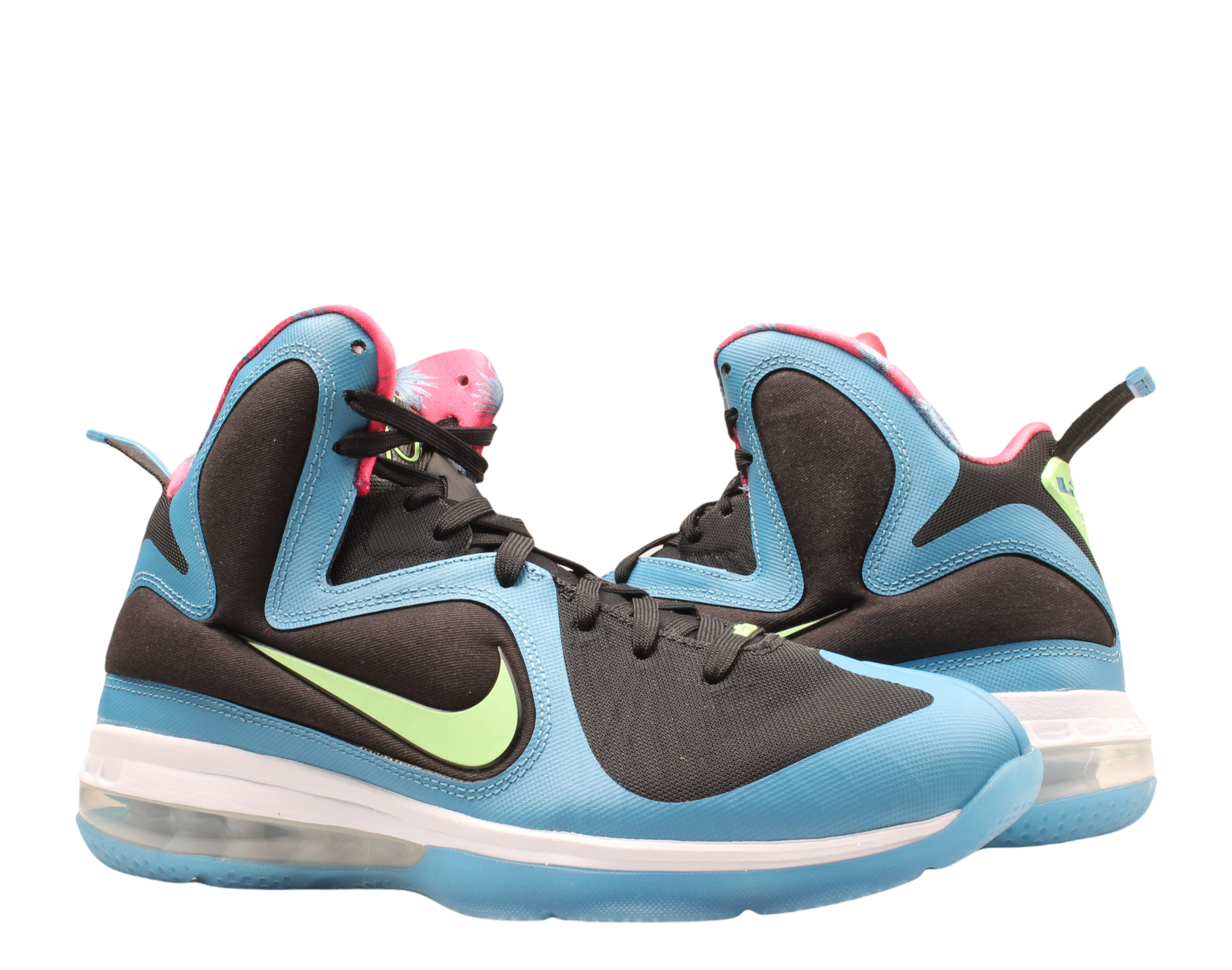 Nike Lebron South Coast Black/Lime-Blue Men's Basketball Shoes