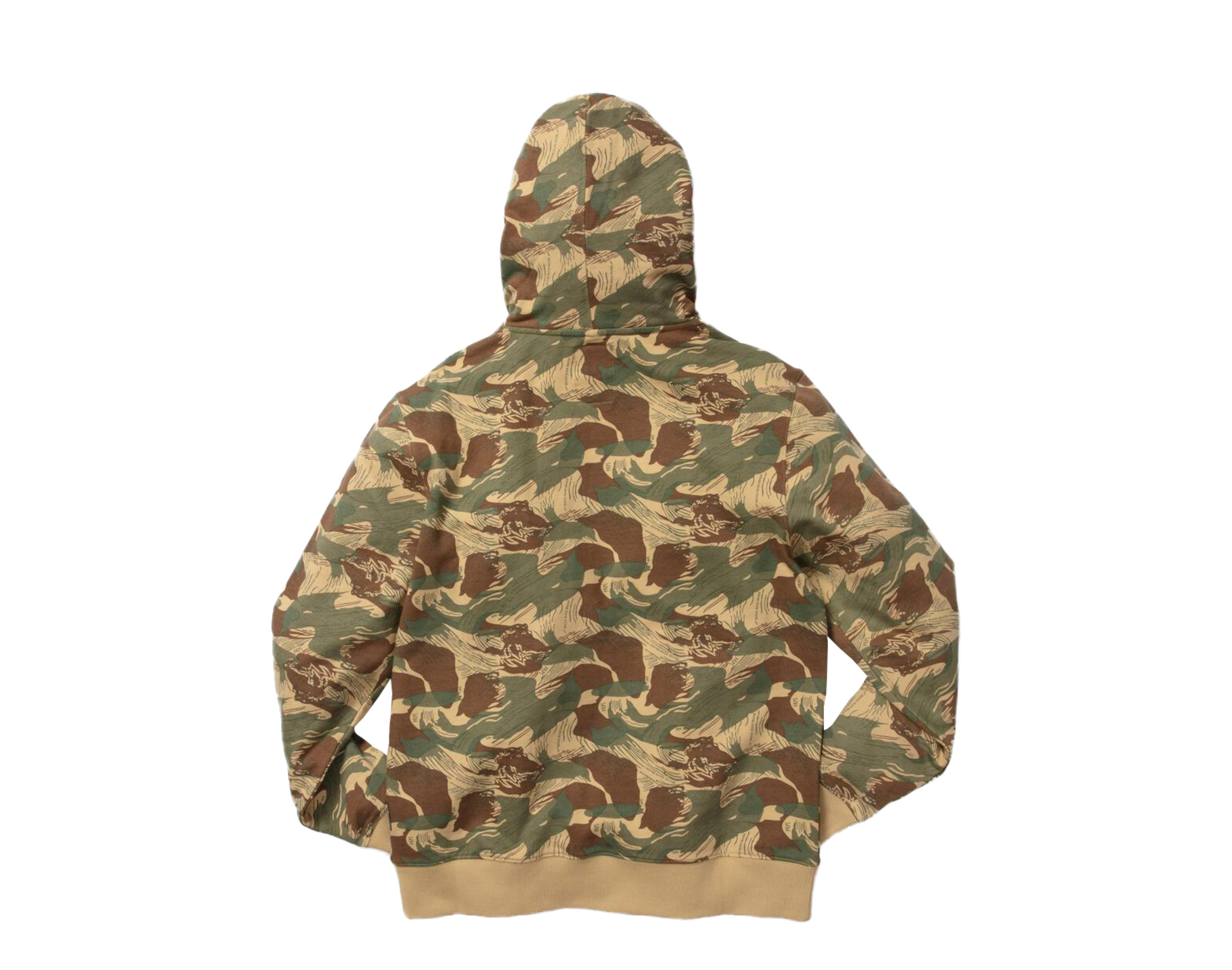 Prps Comer Camo Logo Beige/Army Men's Hoodie E00S606-BGE - Picture 3 of 3