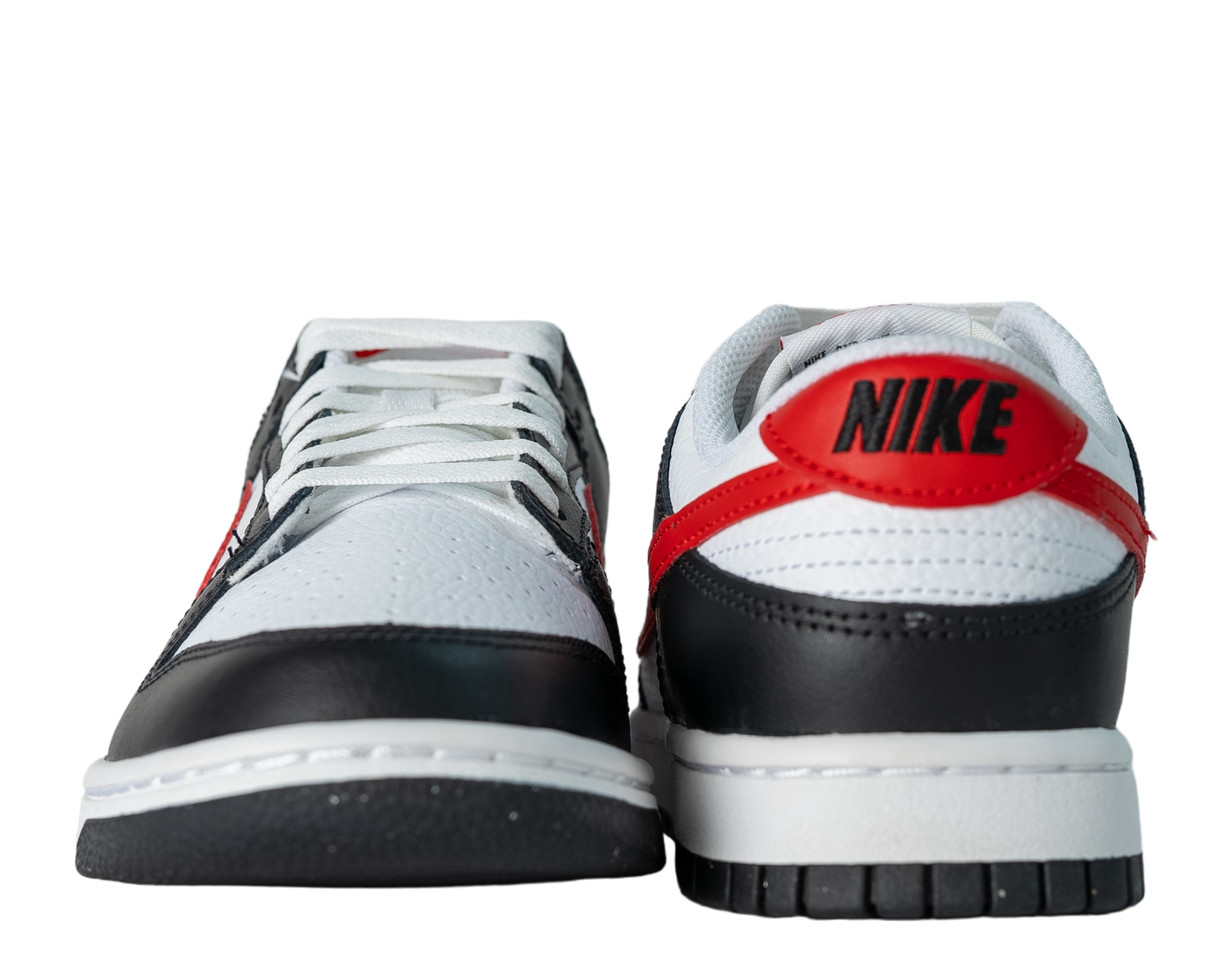Nike Dunk Low Retro Red Swoosh Panda Men's Shoes FB3354-001 | eBay