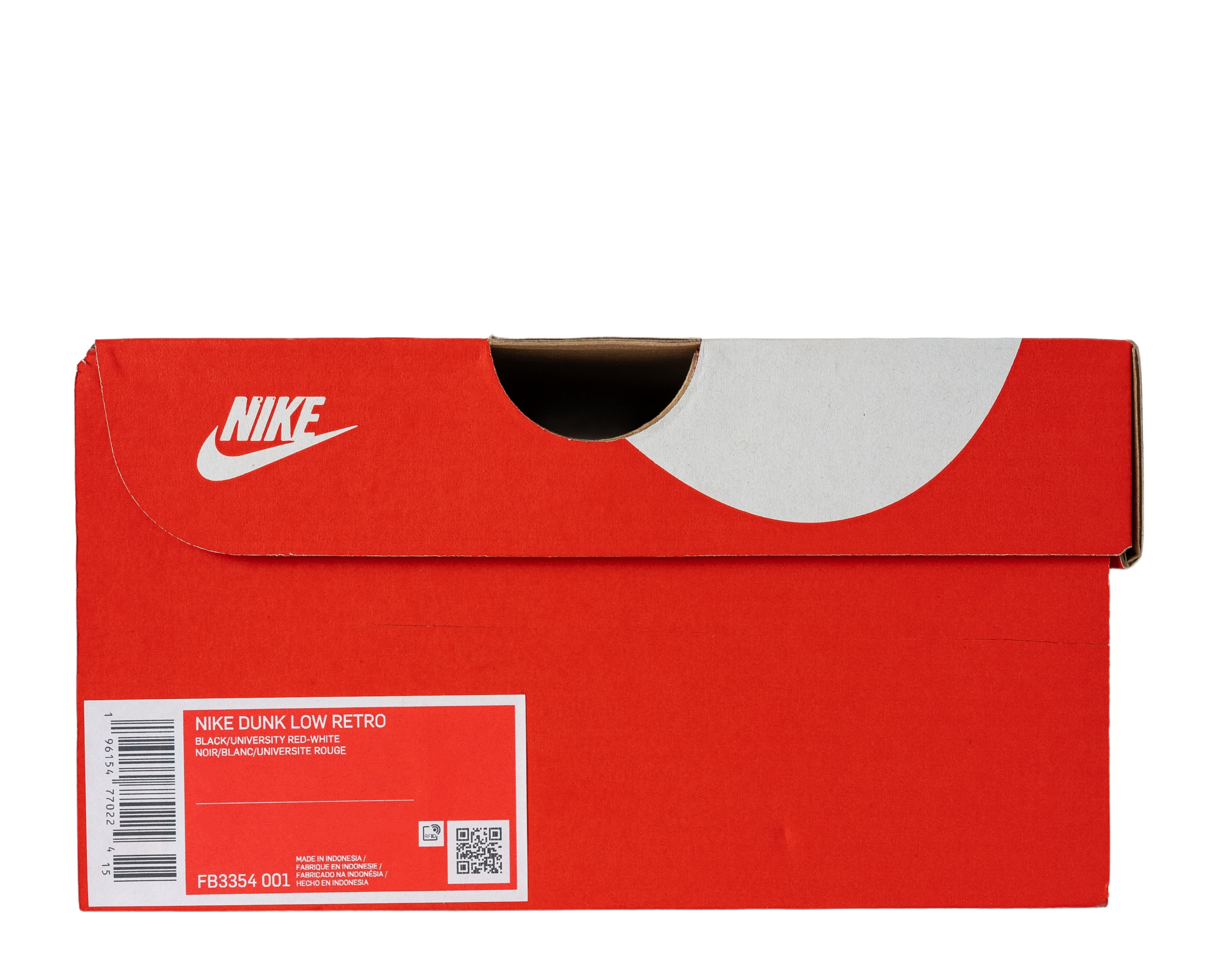 Nike Dunk Low Retro Red Swoosh Panda Men's Shoes FB3354-001 | eBay