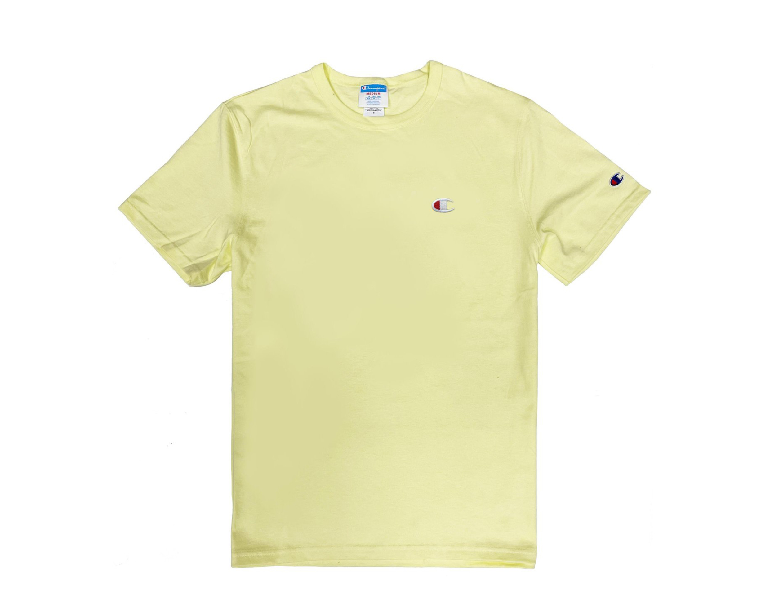 Champion C-Life Heritage C Logo SS Lemon Glacier Men's T-Shirt GT19-Y06145-AZPC
