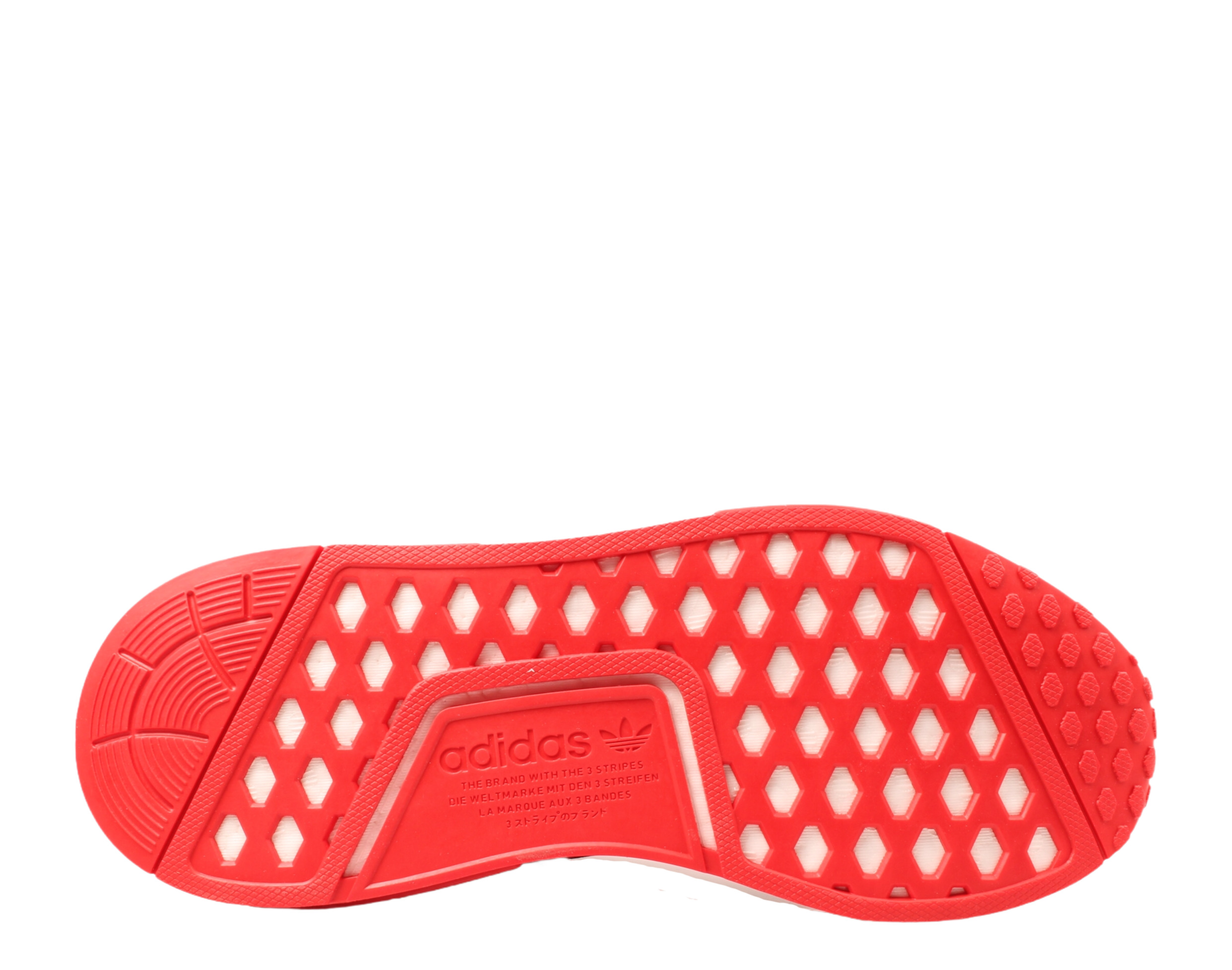 Adidas NMD_R1 Primeblue Vivid Red Tripile Red Men's Running Shoes GX7605 - Picture 6 of 8