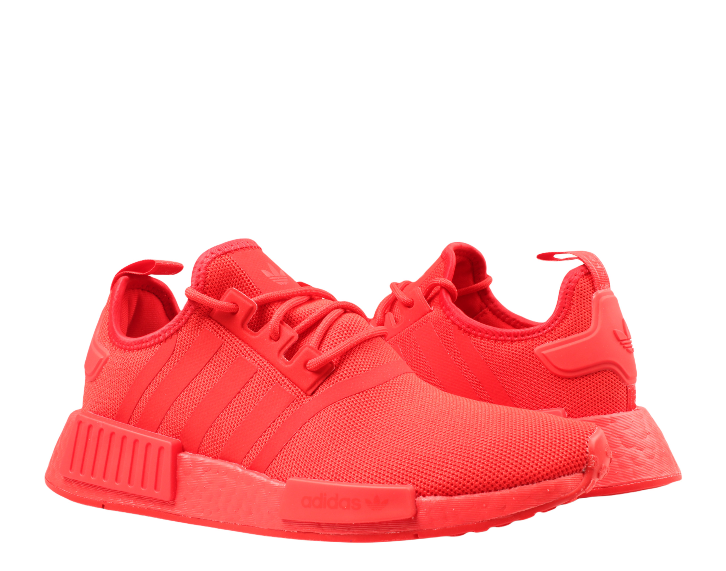 Adidas NMD_R1 Primeblue Vivid Red Tripile Red Men's Running Shoes GX7605 - Picture 2 of 8