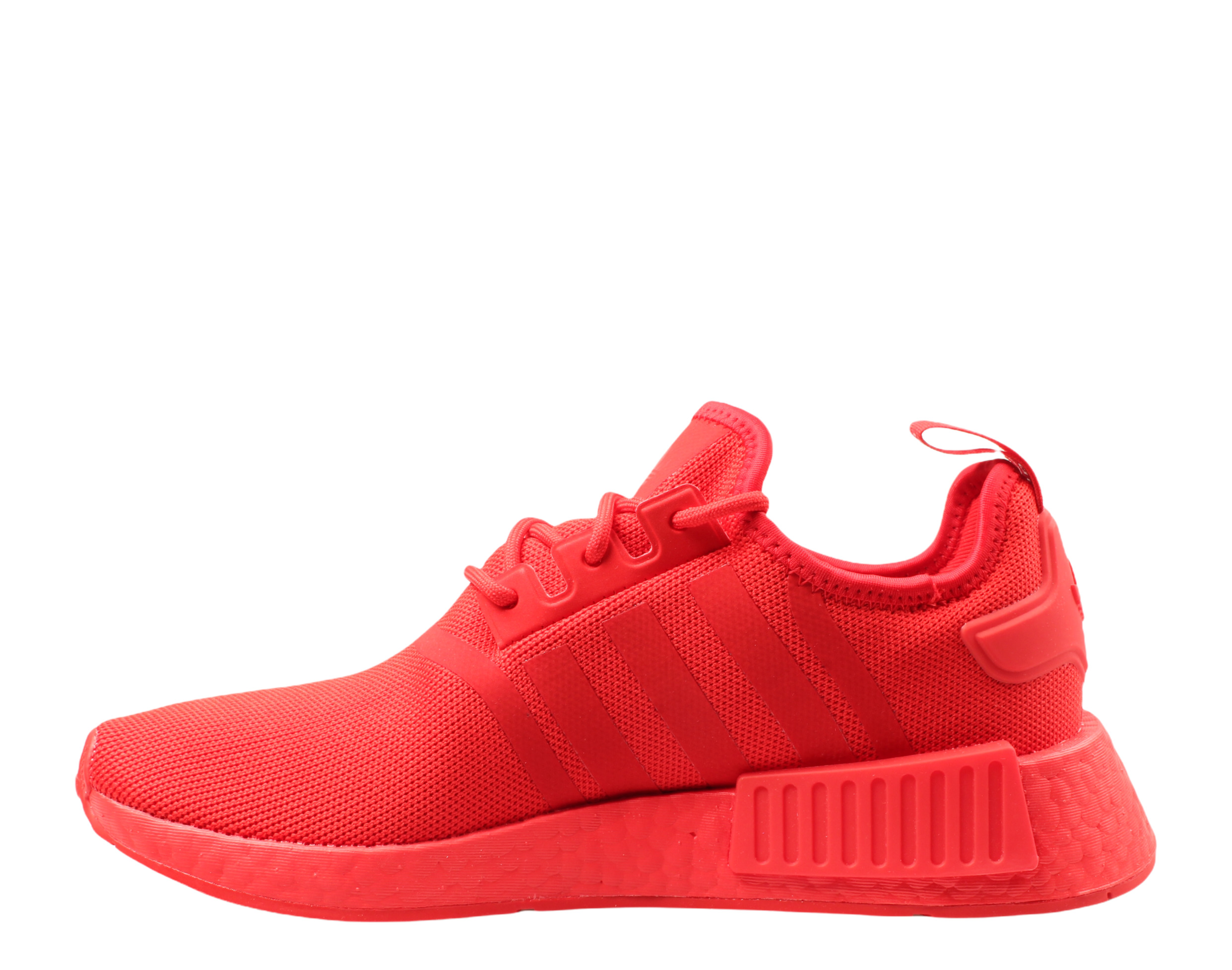 Adidas NMD_R1 Primeblue Vivid Red Tripile Red Men's Running Shoes GX7605 - Picture 4 of 8
