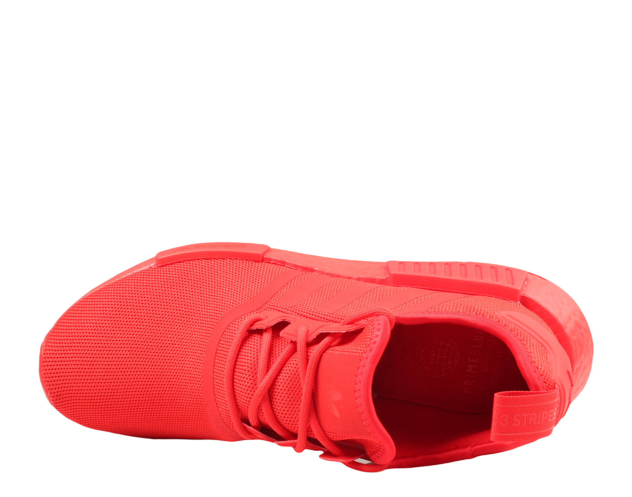 Adidas NMD_R1 Primeblue Vivid Red Tripile Red Men's Running Shoes GX7605 - Picture 5 of 8