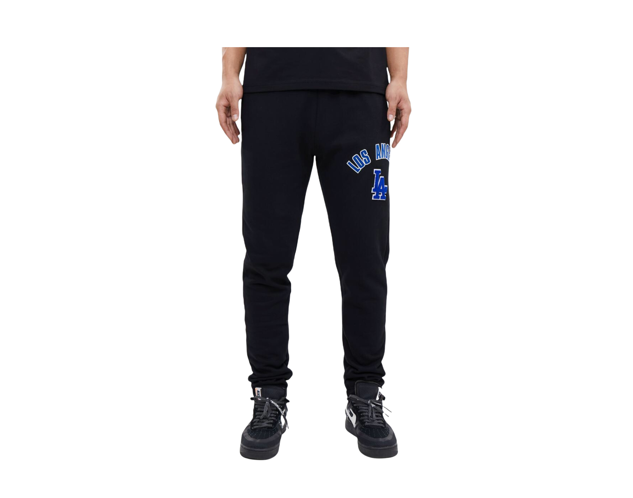 Pro Standard MLB LA Dodgers Stacked Logo Black Sweatpants