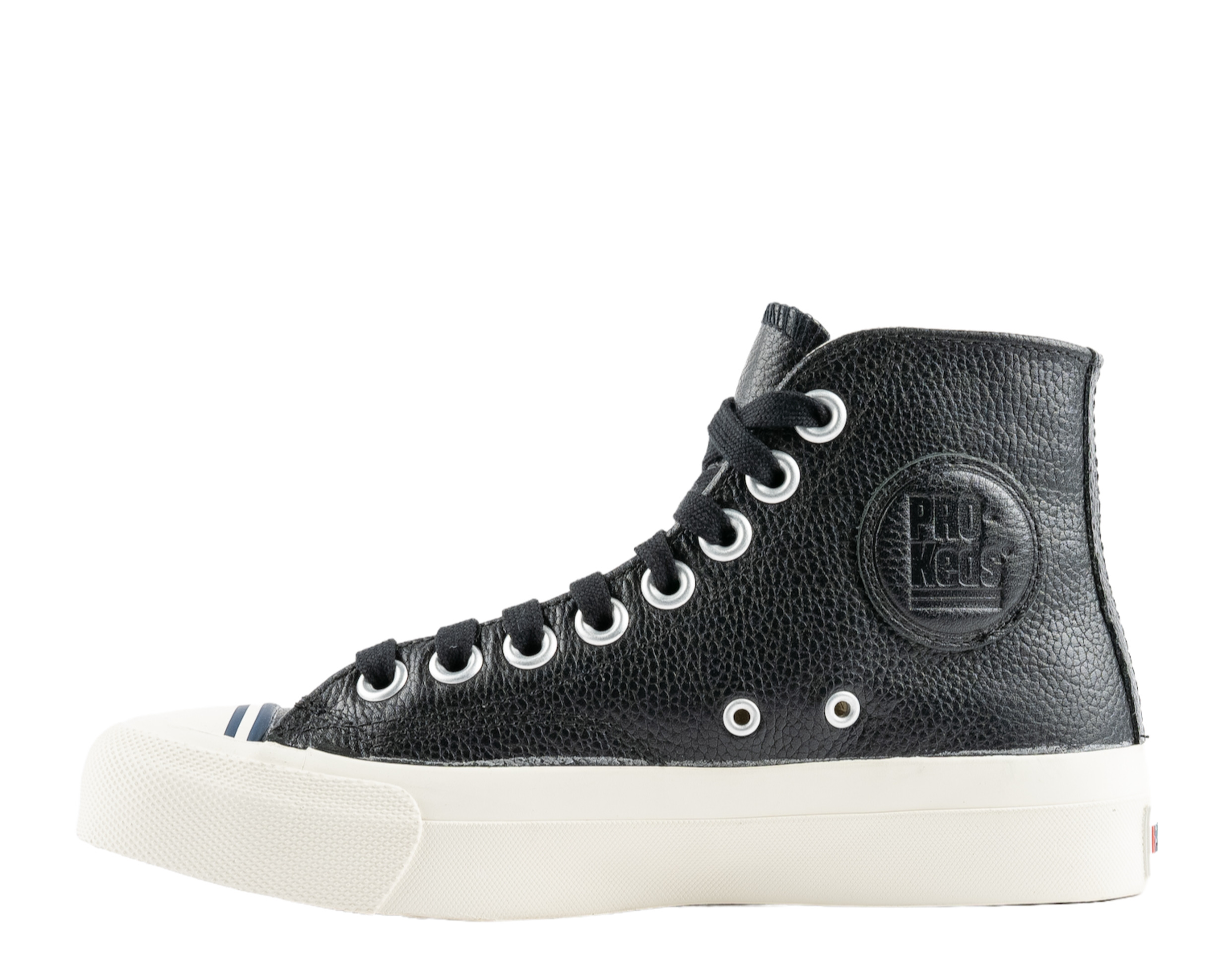Pro-Keds Royal Hi Leather Black OG Unisex Shoes PH64114 - Picture 4 of 9