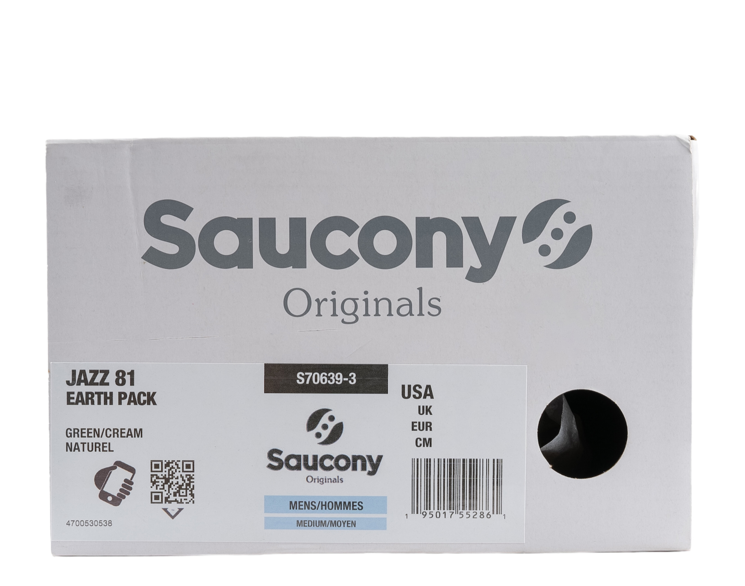 Saucony Originals Jazz 81 RFG Earth Pack Natural Vegan Men's Shoes S70639-3 - Picture 8 of 9