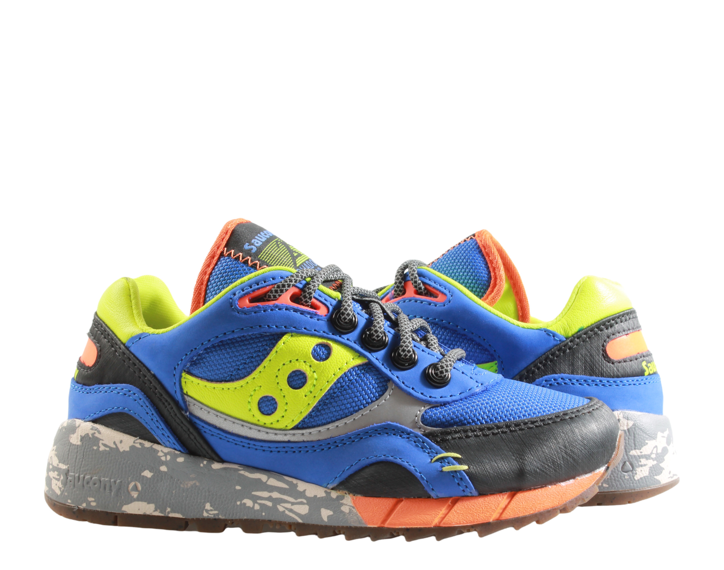 Saucony Shadow 6000 Blue Volt Orange Men\'s 7.5 Retro Running Shoes S70643-1‎ Saucony Shadow 6000 (Teal/Blue) – Rock City Kicks main image 2