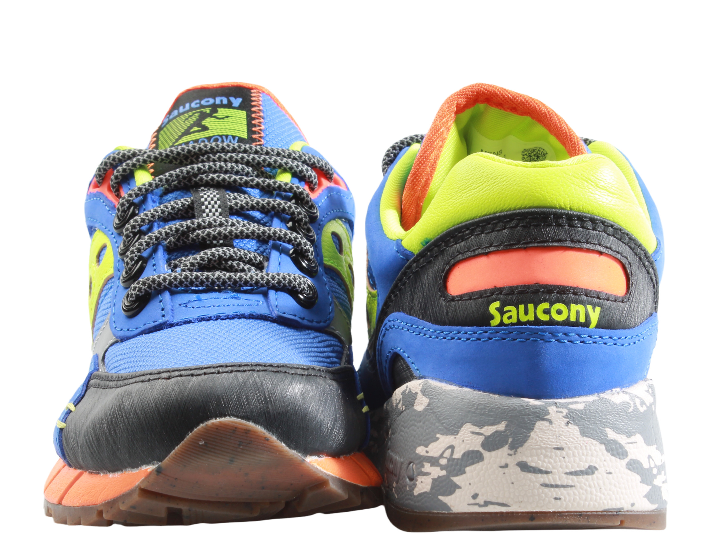 Saucony Originals Shadow 6000 Trail CPK Blue/Lime Men\'s 6 Running Shoes S70643-1 Saucony Originals Shadow 6000 Trail CPK Blue/Lime Men main image 3