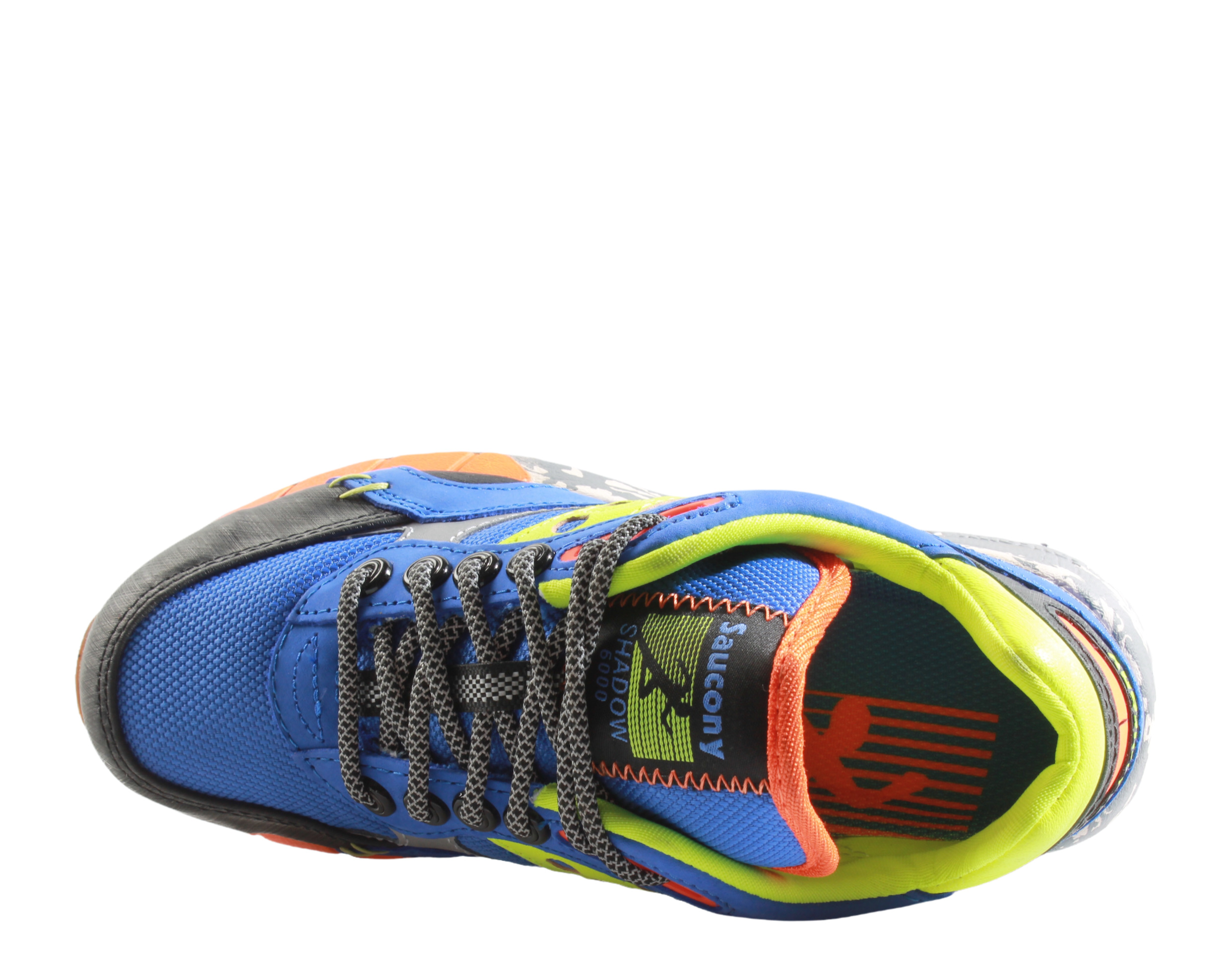 Saucony Originals Shadow 6000 Trail CPK Blue/Lime Men\'s 6 Running Shoes S70643-1 Saucony Originals Shadow 6000 Trail CPK Blue/Lime Men main image 2