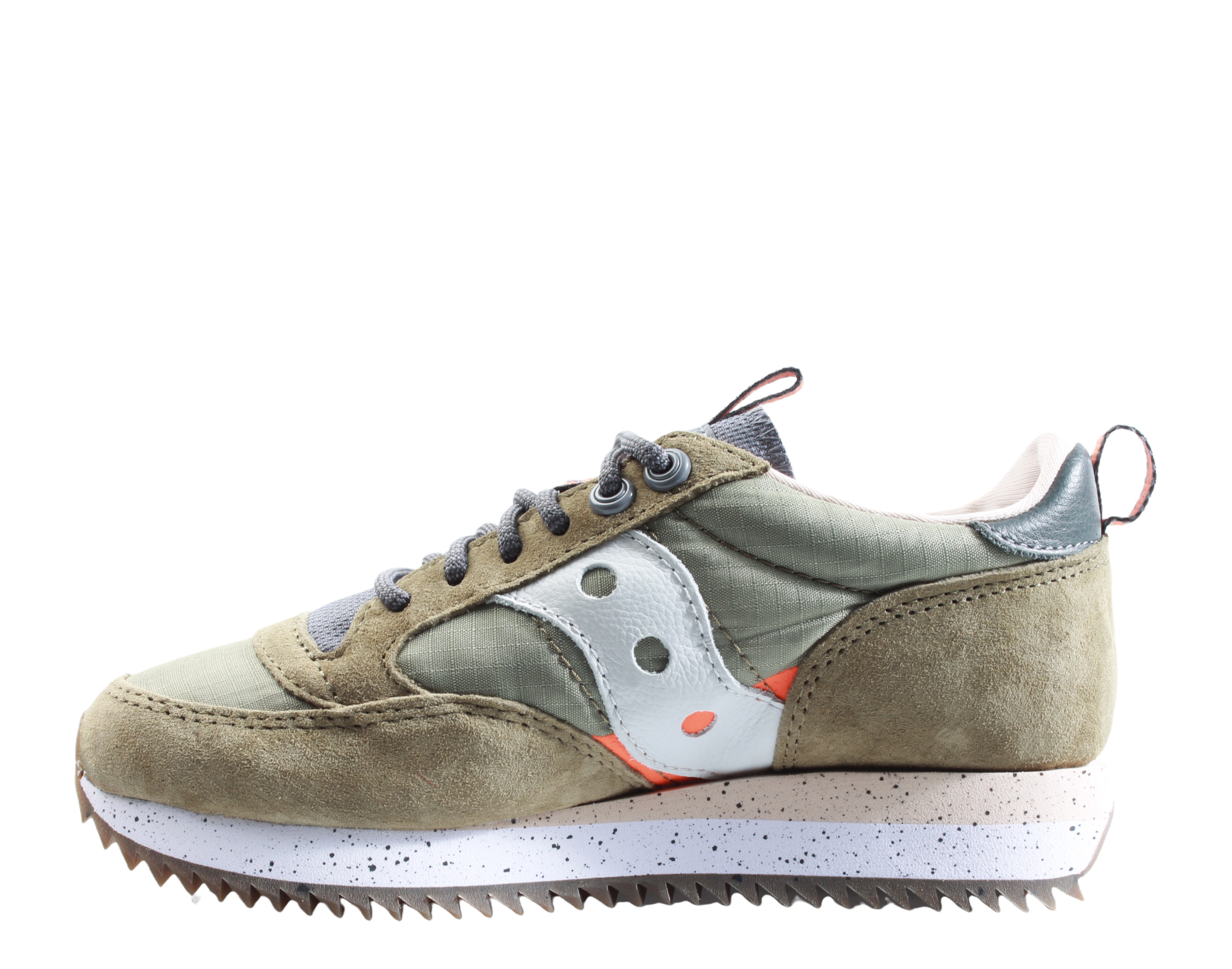Saucony Originals Jazz 81 Peak Premium Olive Green Men's Running Shoes S70675-3 - Picture 4 of 9