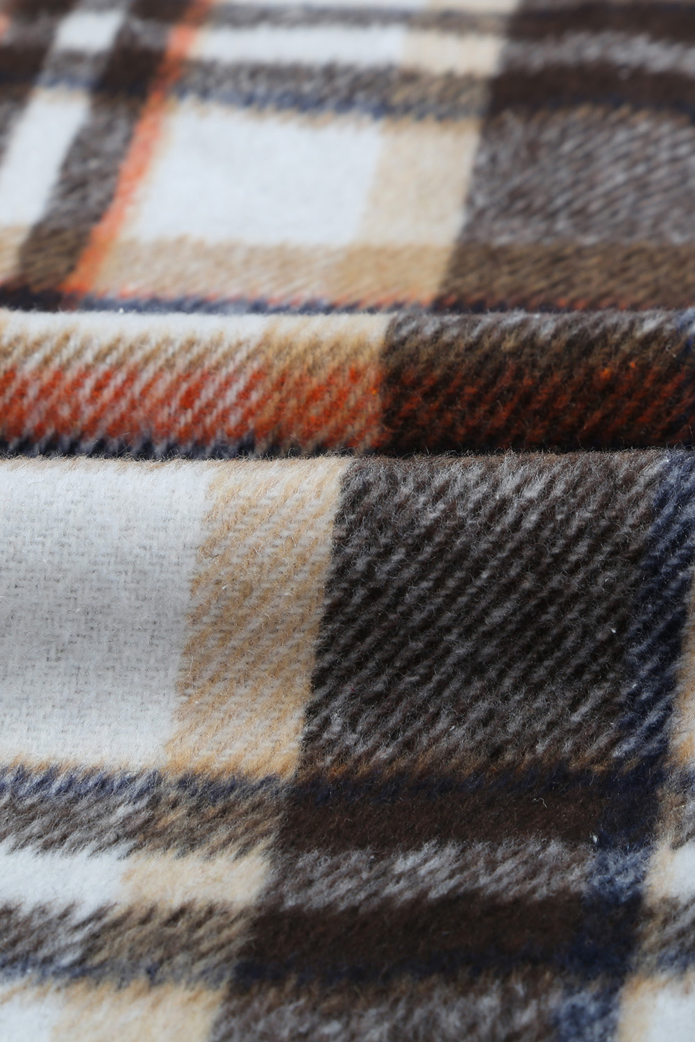 Cali Chic Damen Shacket Celebrity blau kariert Taschenjacke - Bild 20 von 22