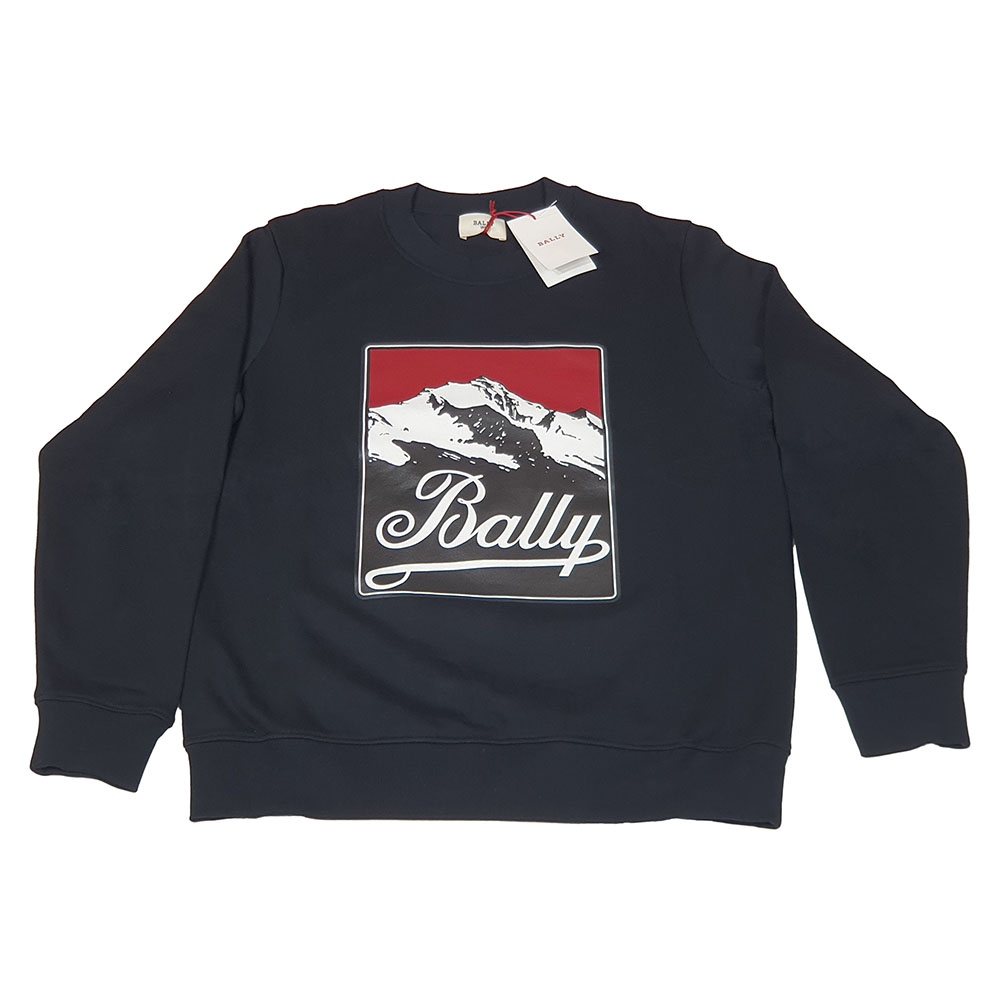 Bally 6301180 Black Mountain Graphic Sweatshirt MSRP $499.00 - Picture 13 of 16