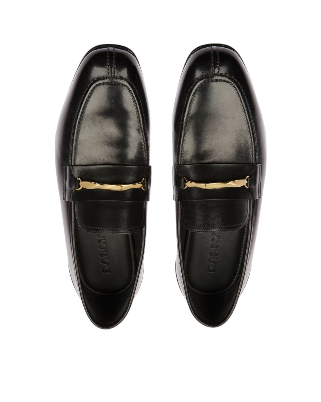 Mocasines Bally Genos 6304150 de cuero de becerro negro para hombre precio de venta sugerido por el fabricante 1180 USD - Imagen 13 de 17