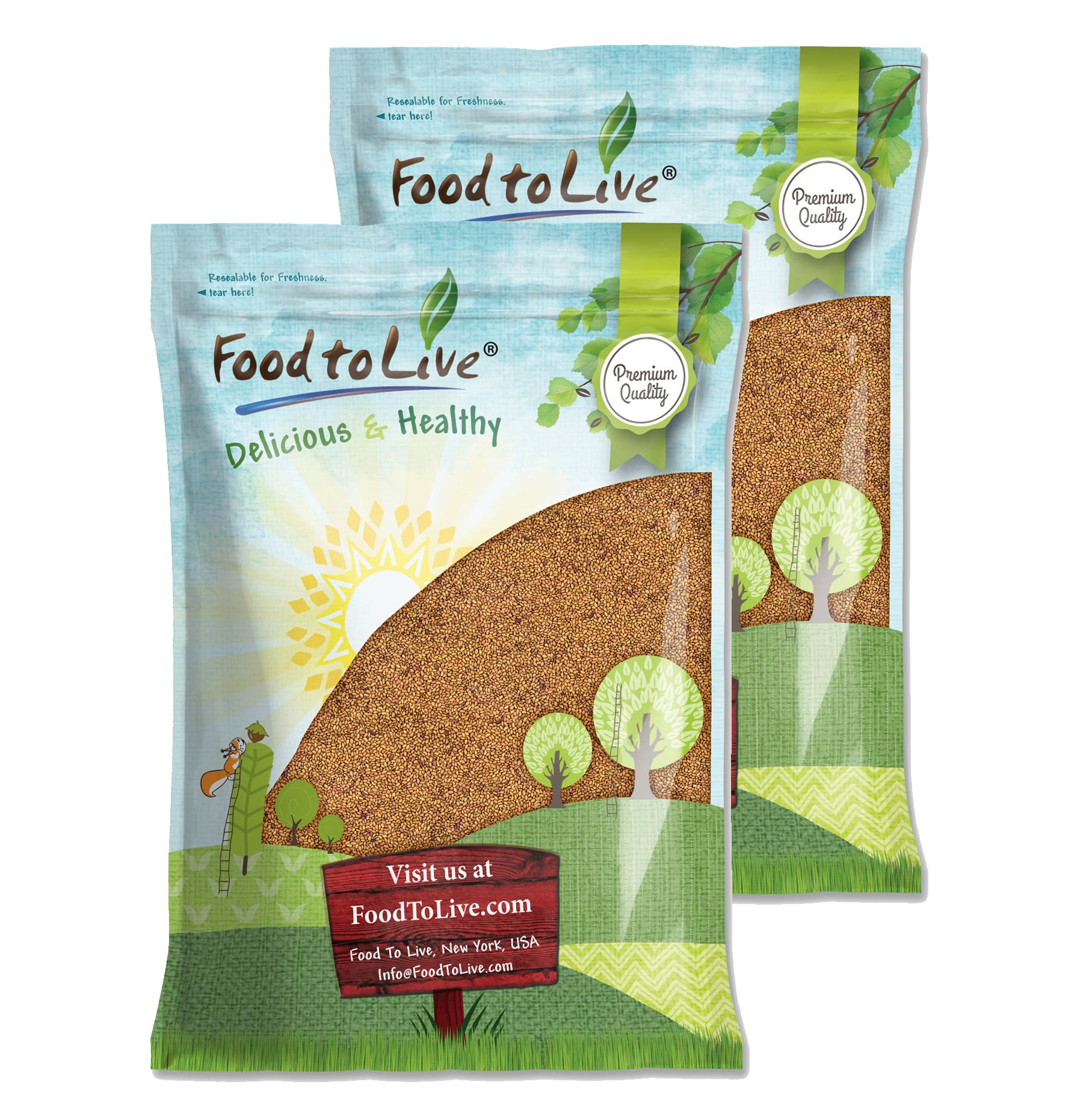 Alfalfa Seeds for Sprouting - Sproutable, Kosher, Raw, Vegan - by Food to Live - Picture 17 of 80