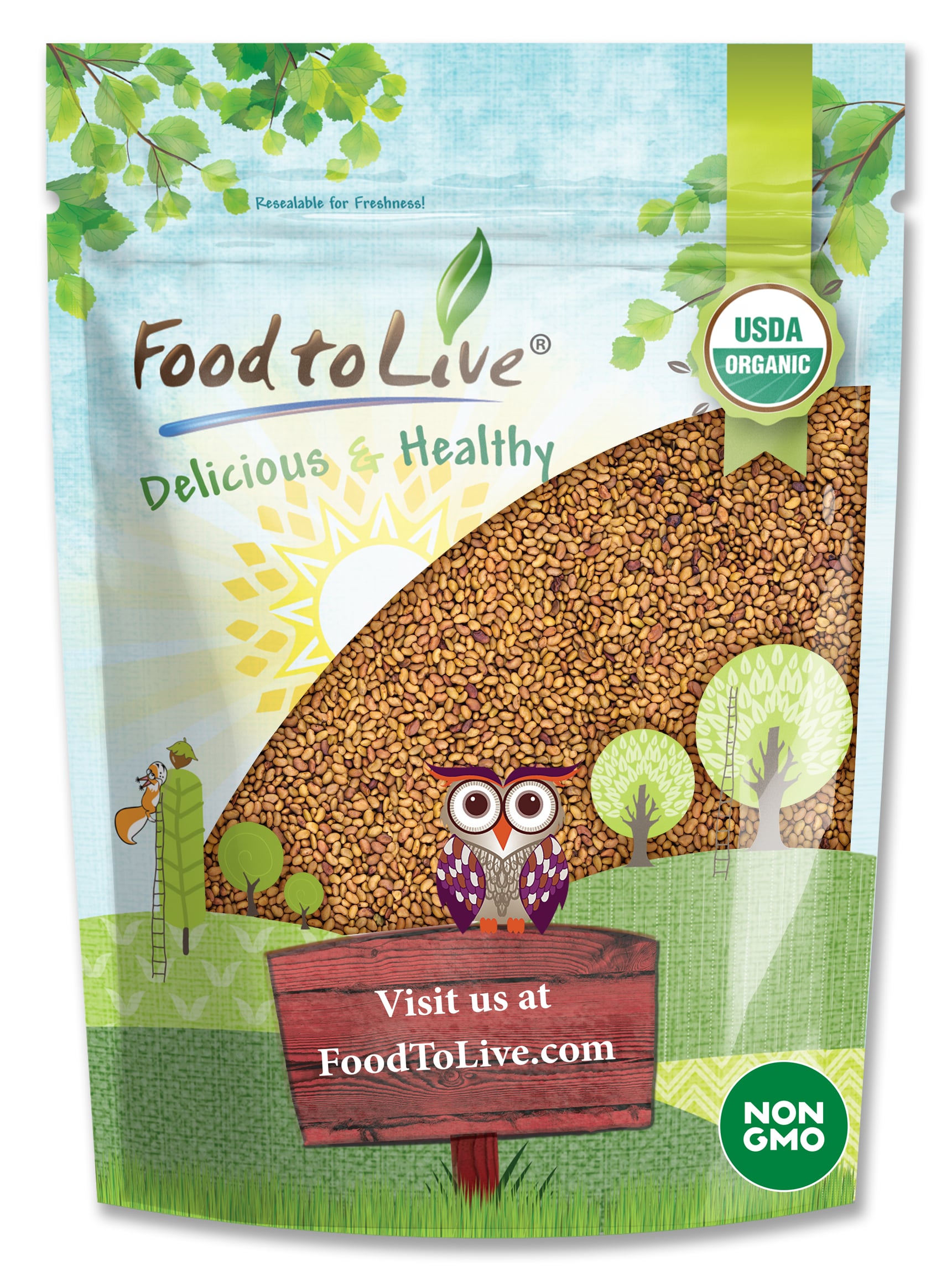 Organic Alfalfa Seeds for Sprouting - Non-GMO, Kosher, Vegan - by Food To Live - Picture 31 of 72