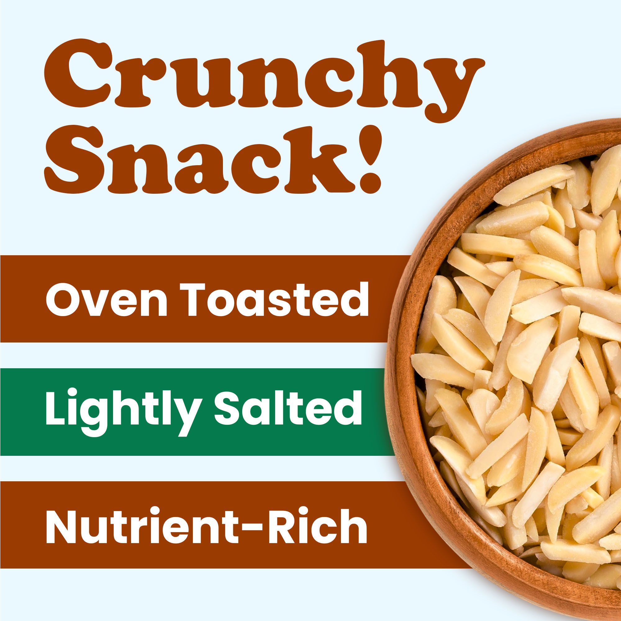 Dry Roasted Blanched Slivered Almonds - Vegan, Kosher, Bulk - Picture 12 of 49